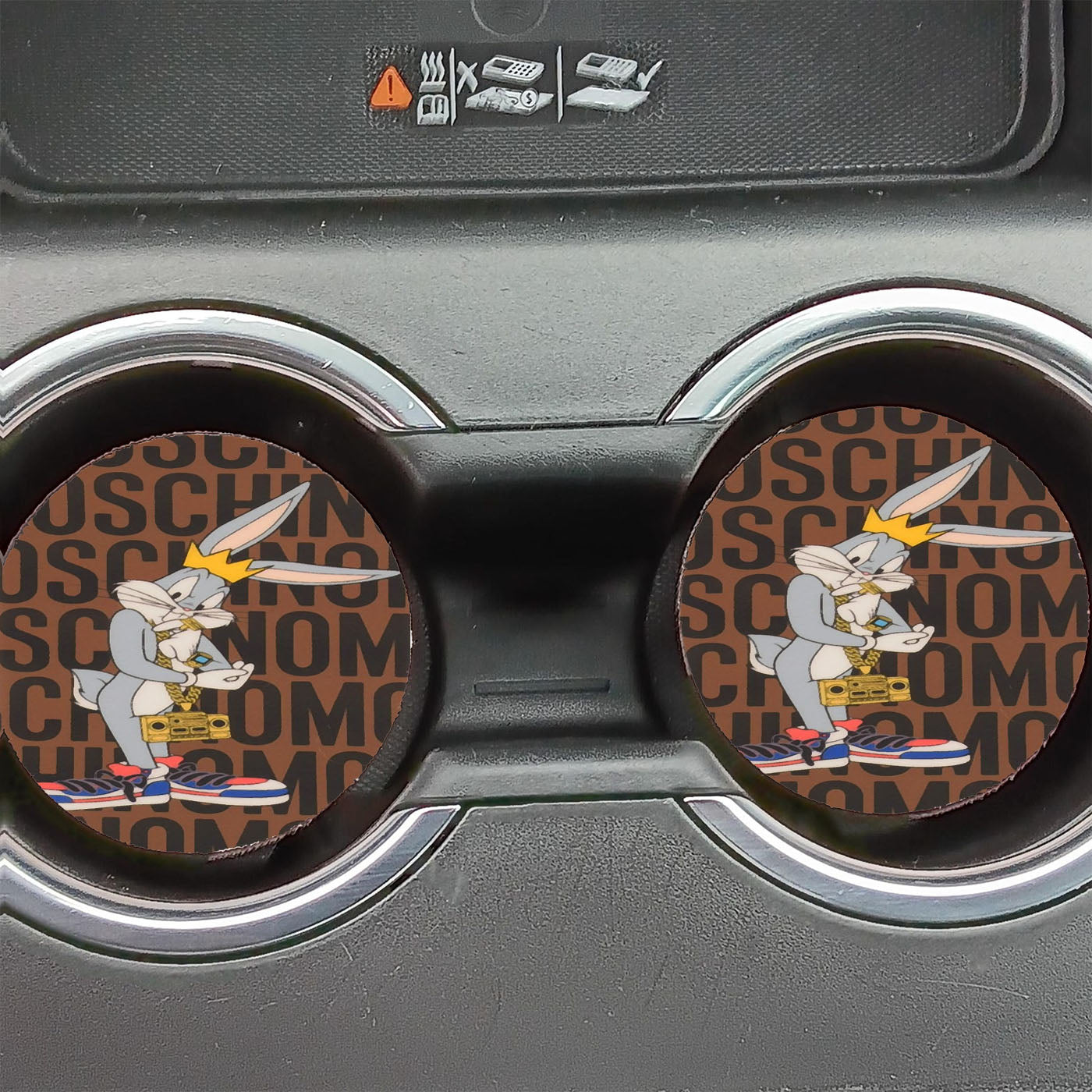Moschino Bugs Bunny Car Coasters