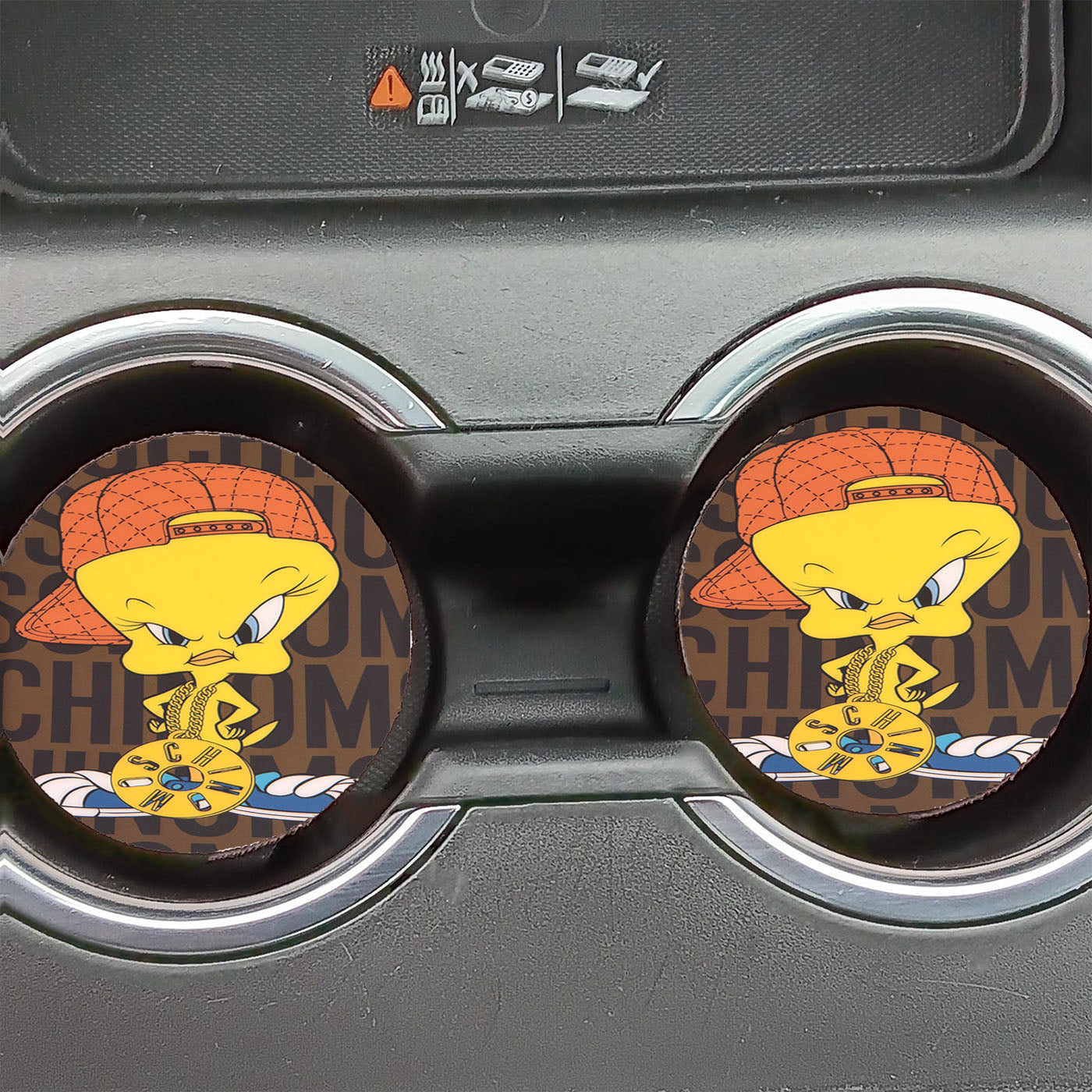 Moschino Tweety Car Coasters
