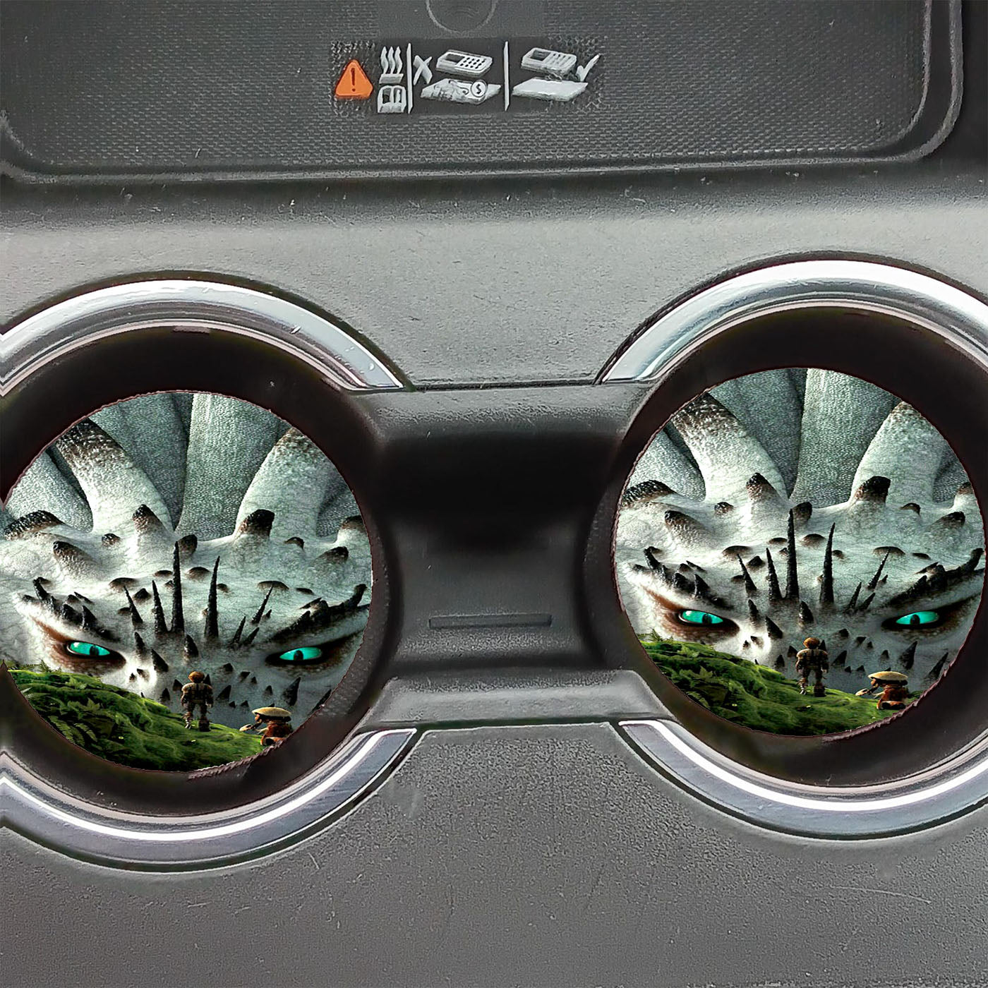 Movie How To Train Your Dragon 2 Alpha Bewilderbeast Car Coasters