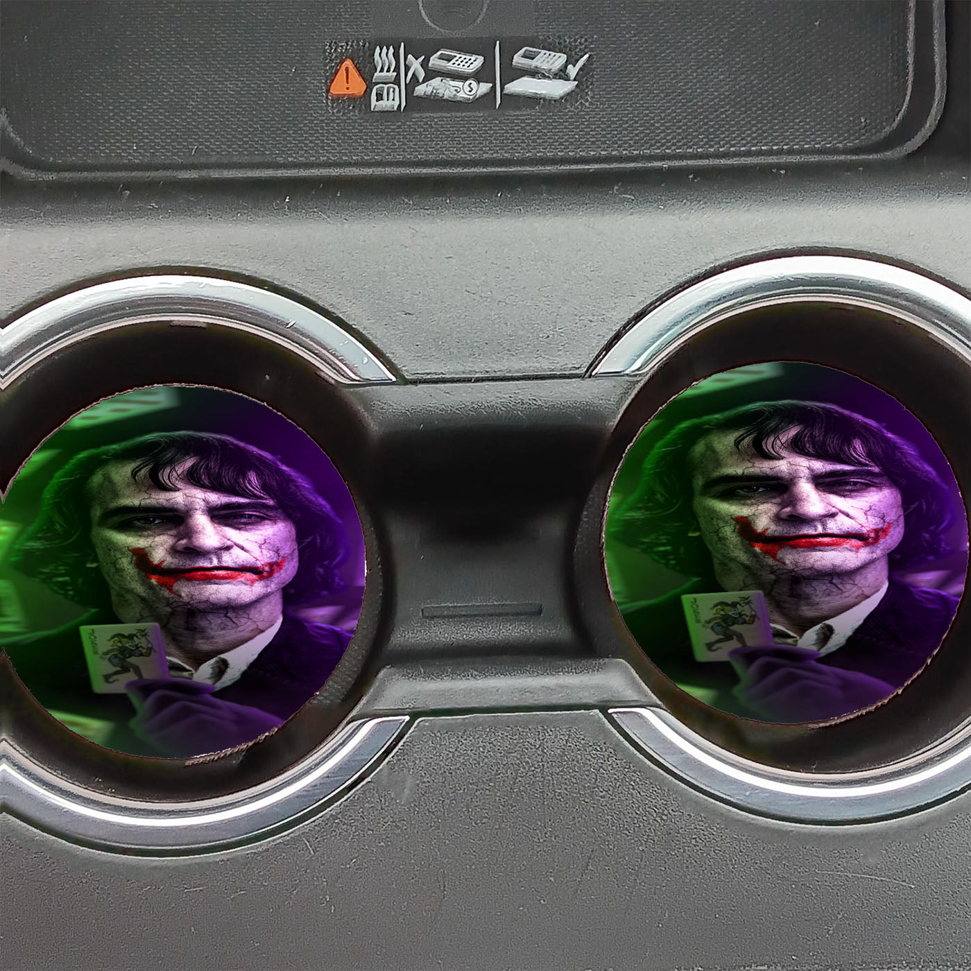Mr Crazy Joker Car Coasters