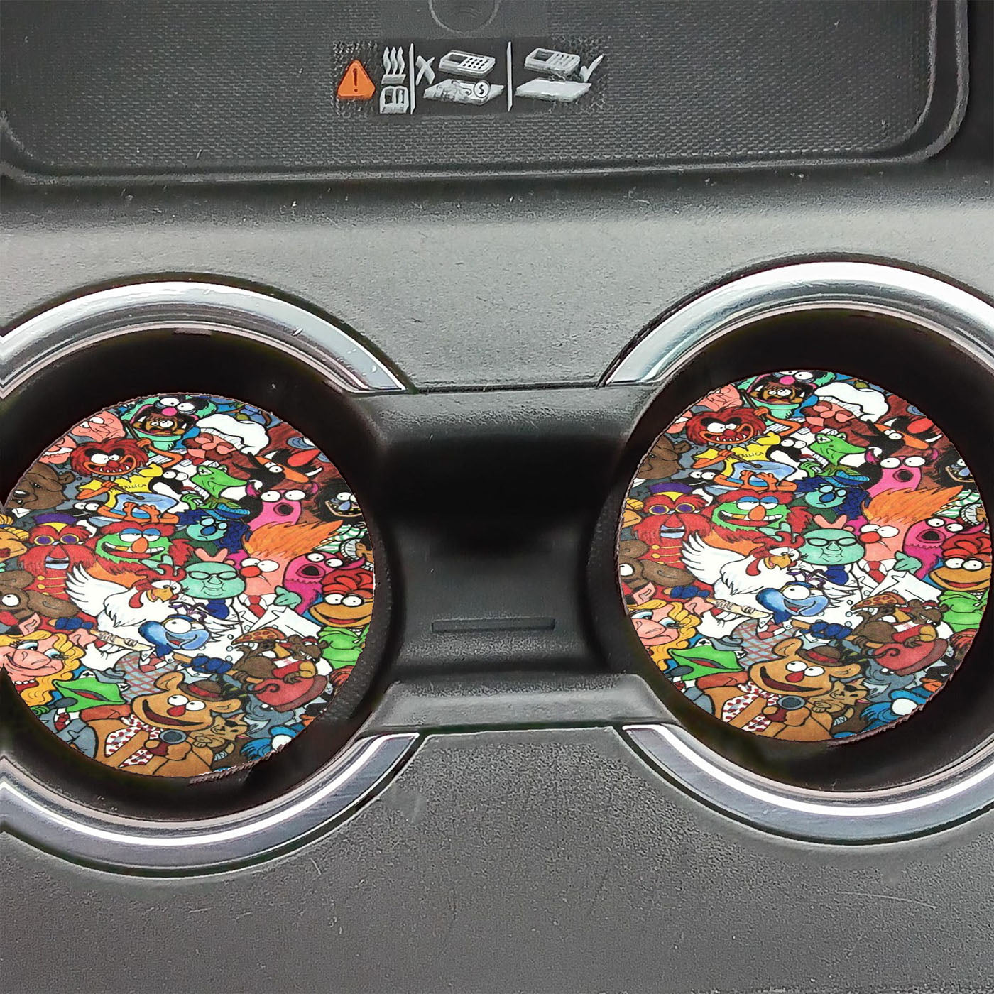 Muppet Fan Art Collages Car Coasters