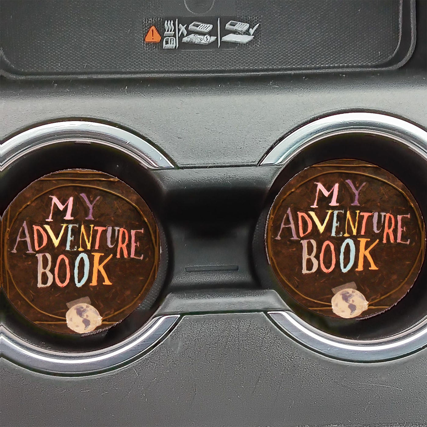 My Adventure Book Up Car Coasters
