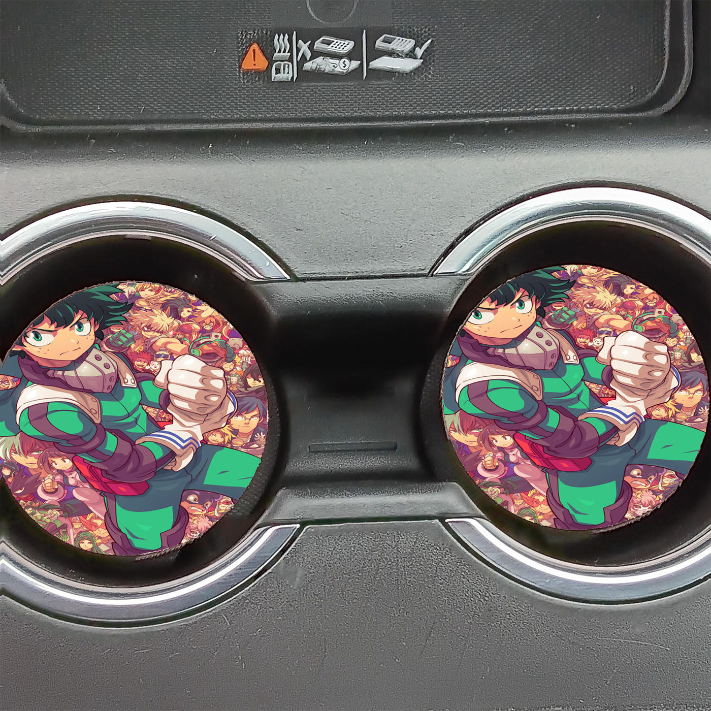 My Hero Academia Car Coasters