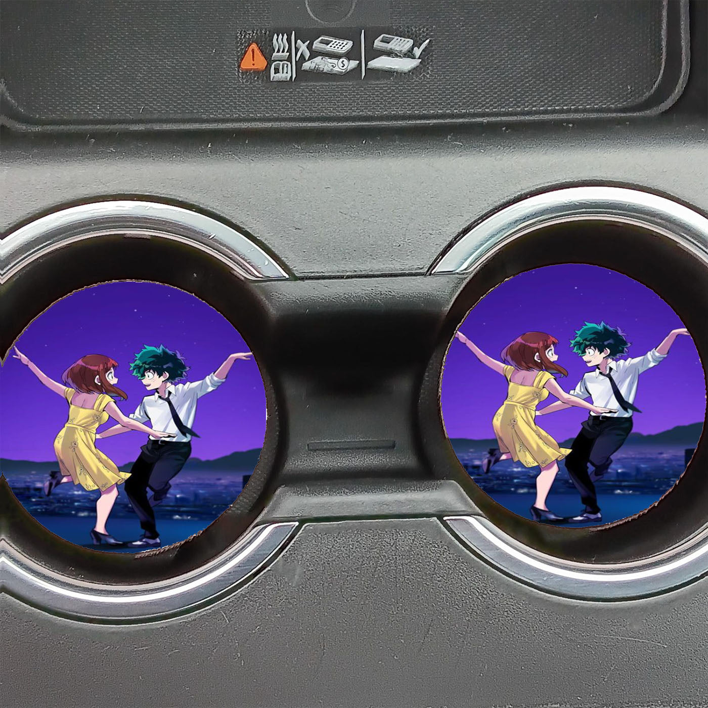 My Hero Academia Dancing Car Coasters
