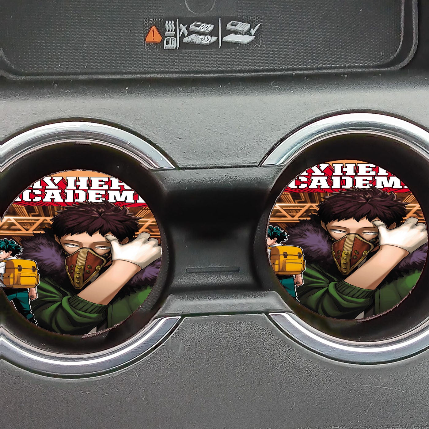My Hero Academia Enemy Invasion Car Coasters