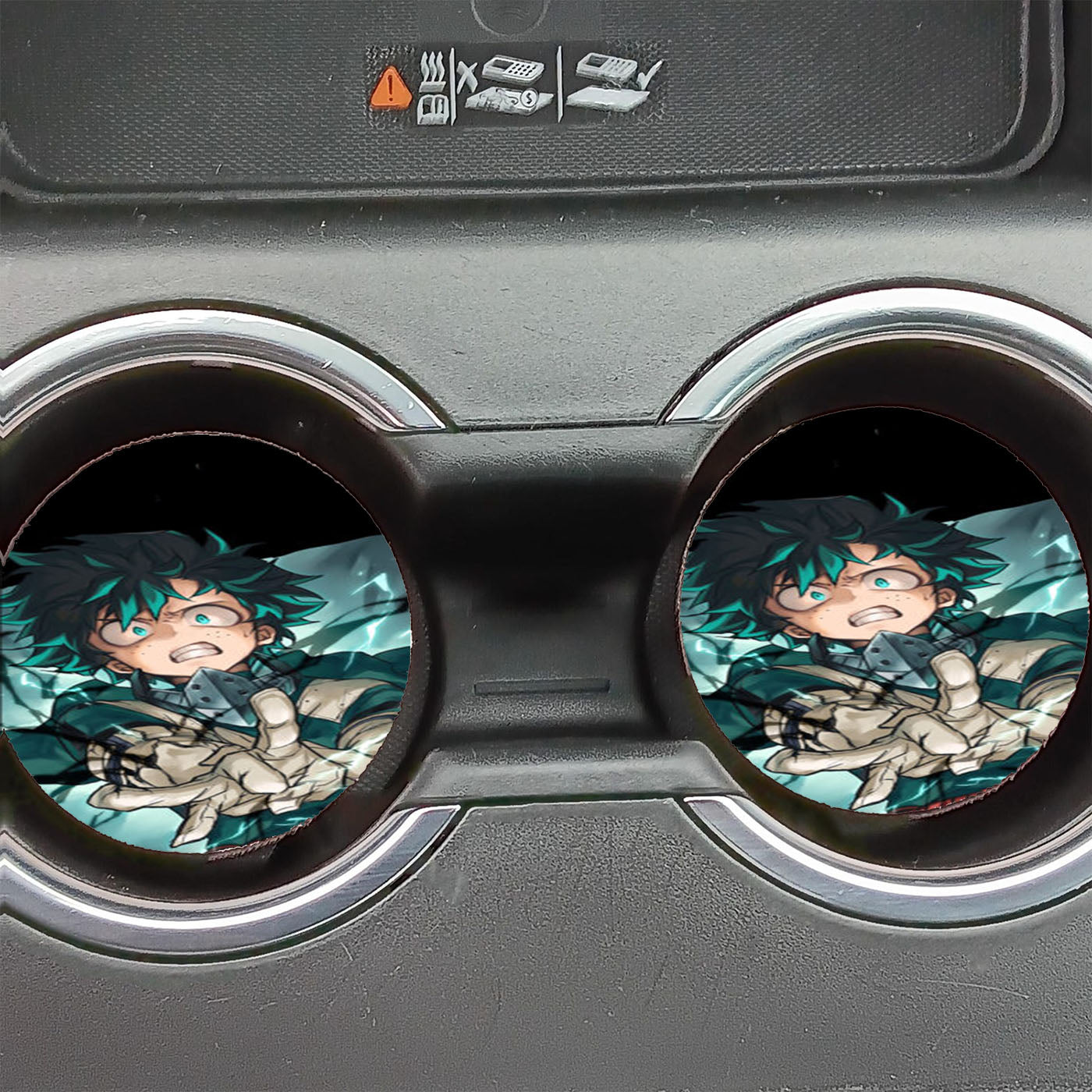 My Hero Academia Midoriya Bakugou Car Coasters