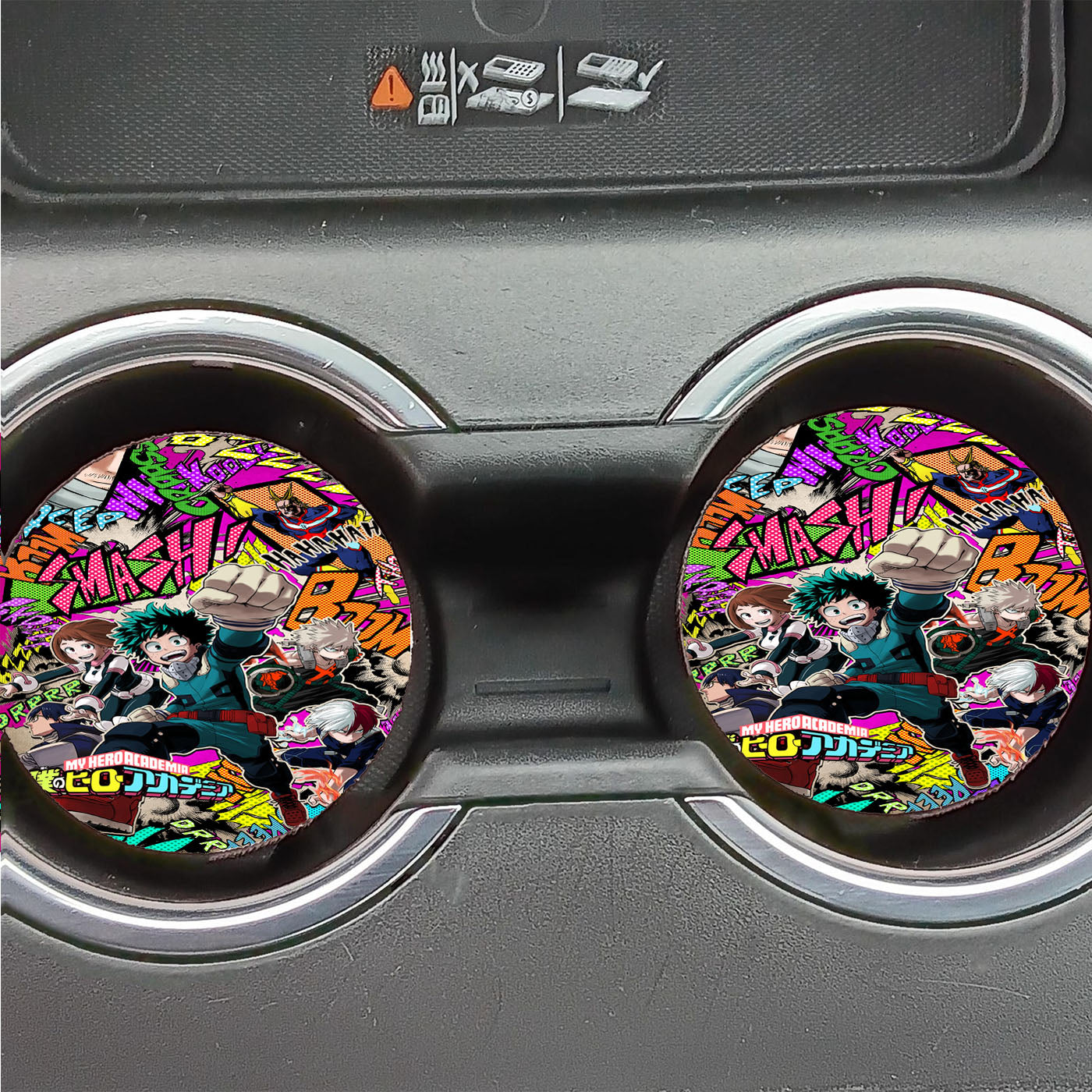 My Hero Academia New Wallpaper Car Coasters