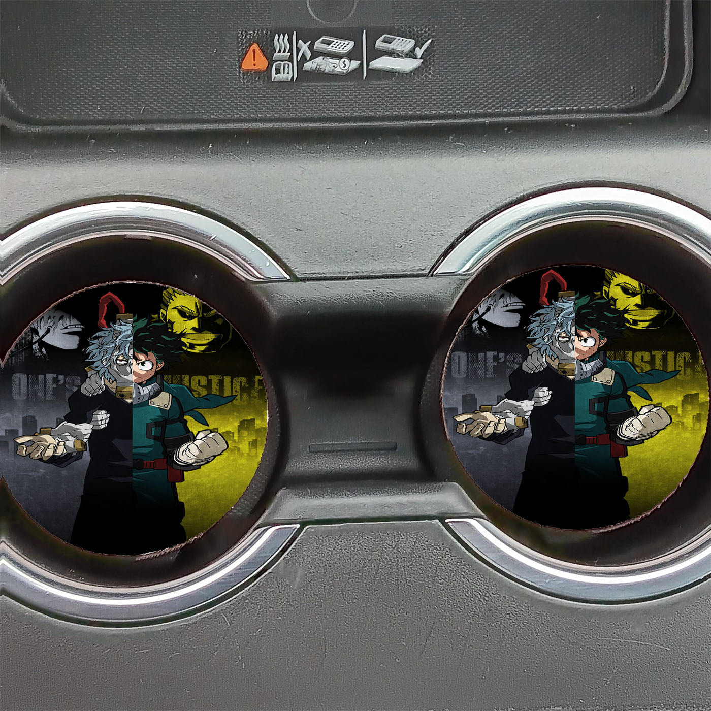 My Hero Academia Ones Justice Car Coasters