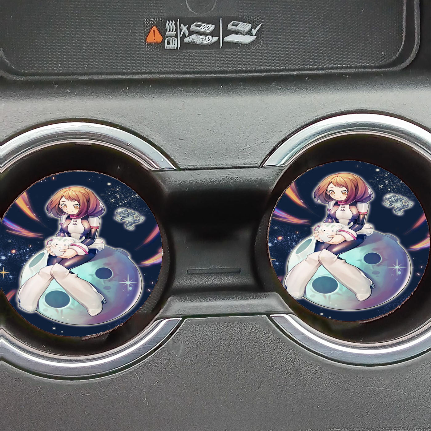 My Hero Academia Uraraka Space Car Coasters