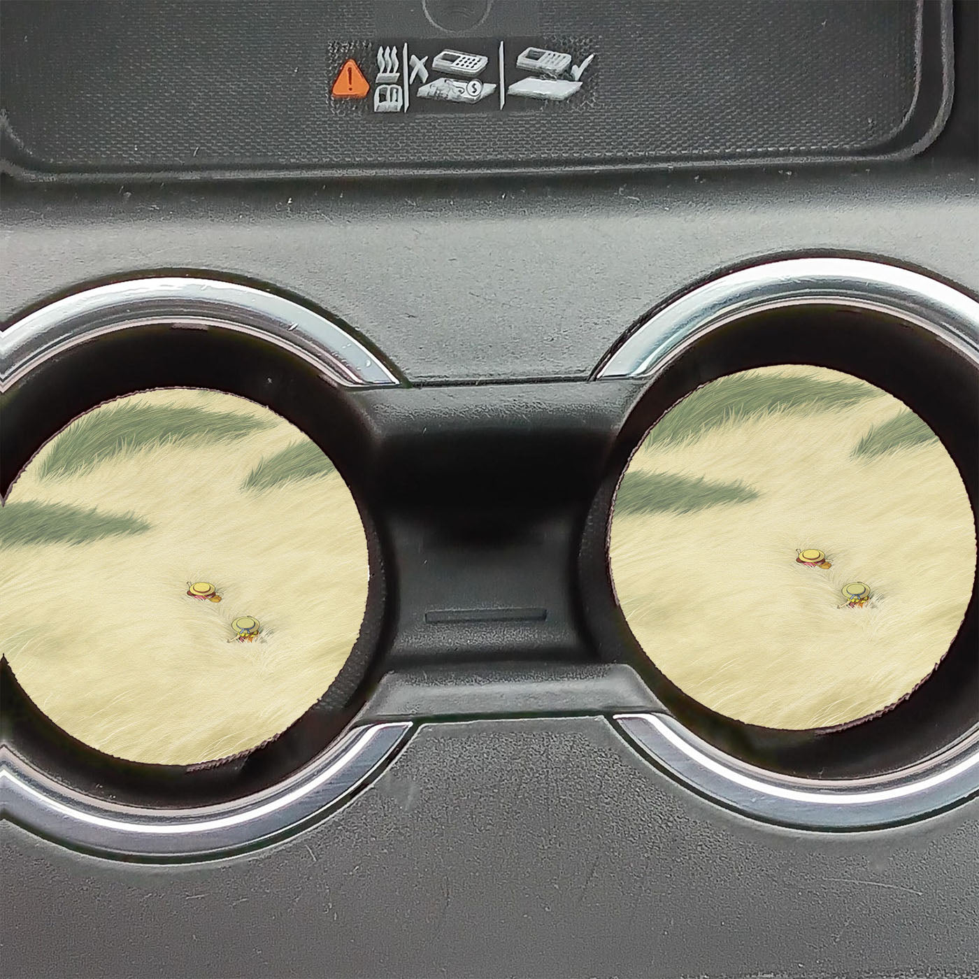 My Neighbor Totoro Fur Car Coasters