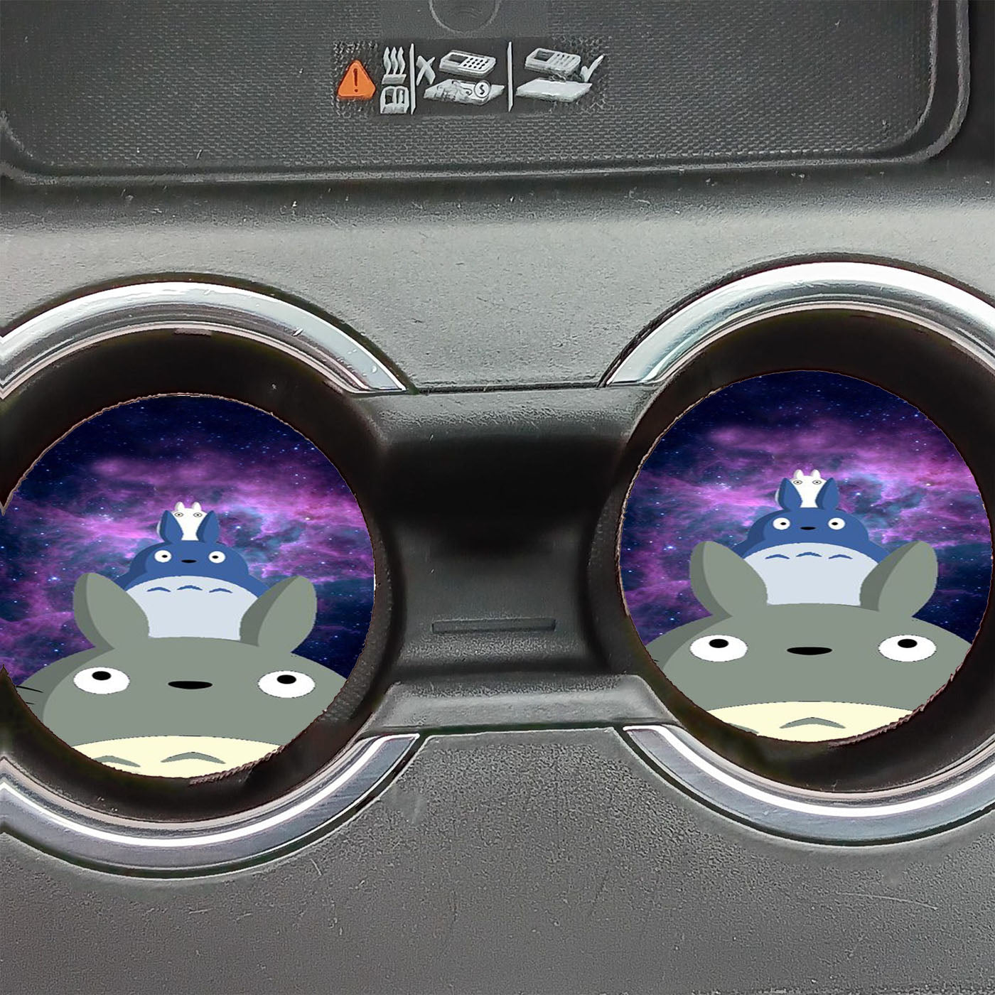 My Neighbor Totoro In Galaxy Car Coasters
