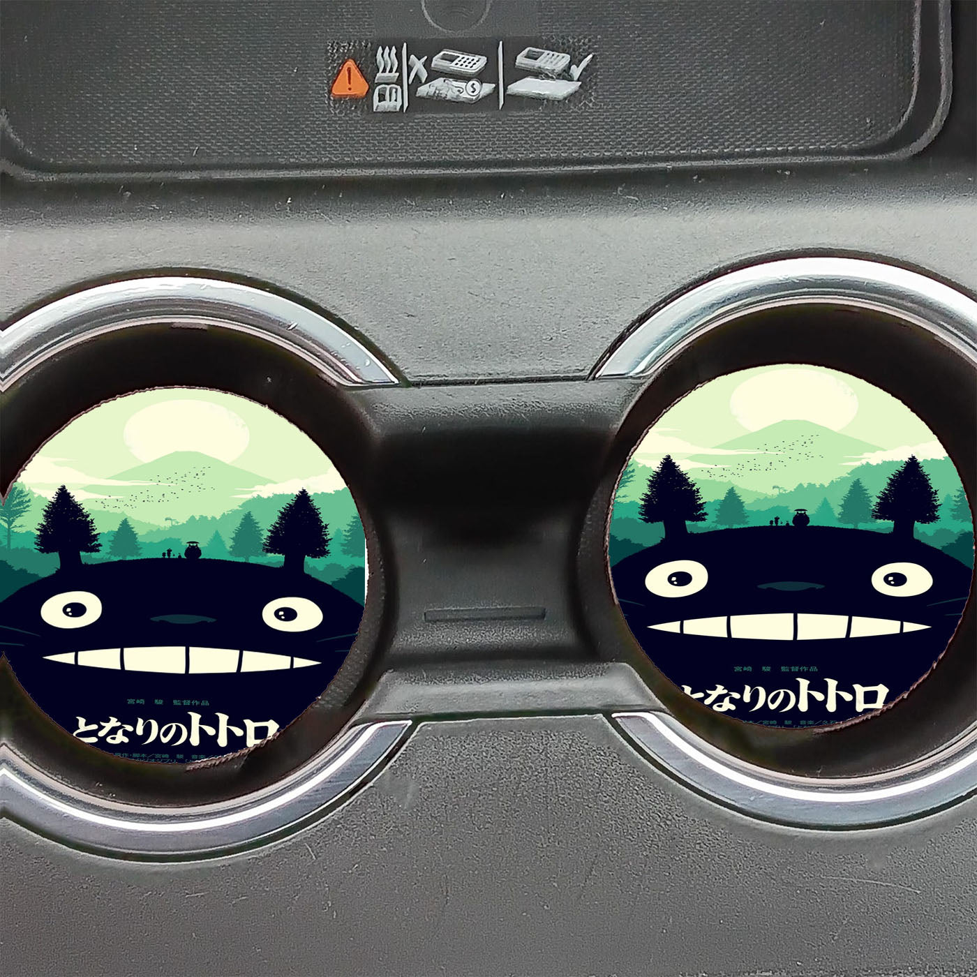 My Neighbor Totoro Poster Car Coasters