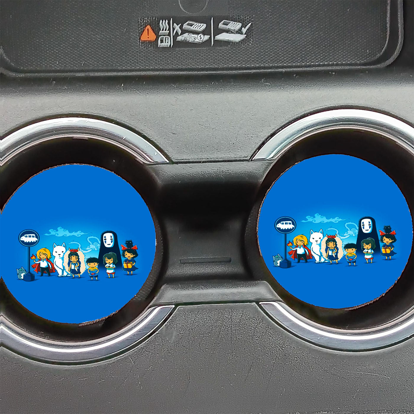 My Neighbour Totoro Vector Car Coasters