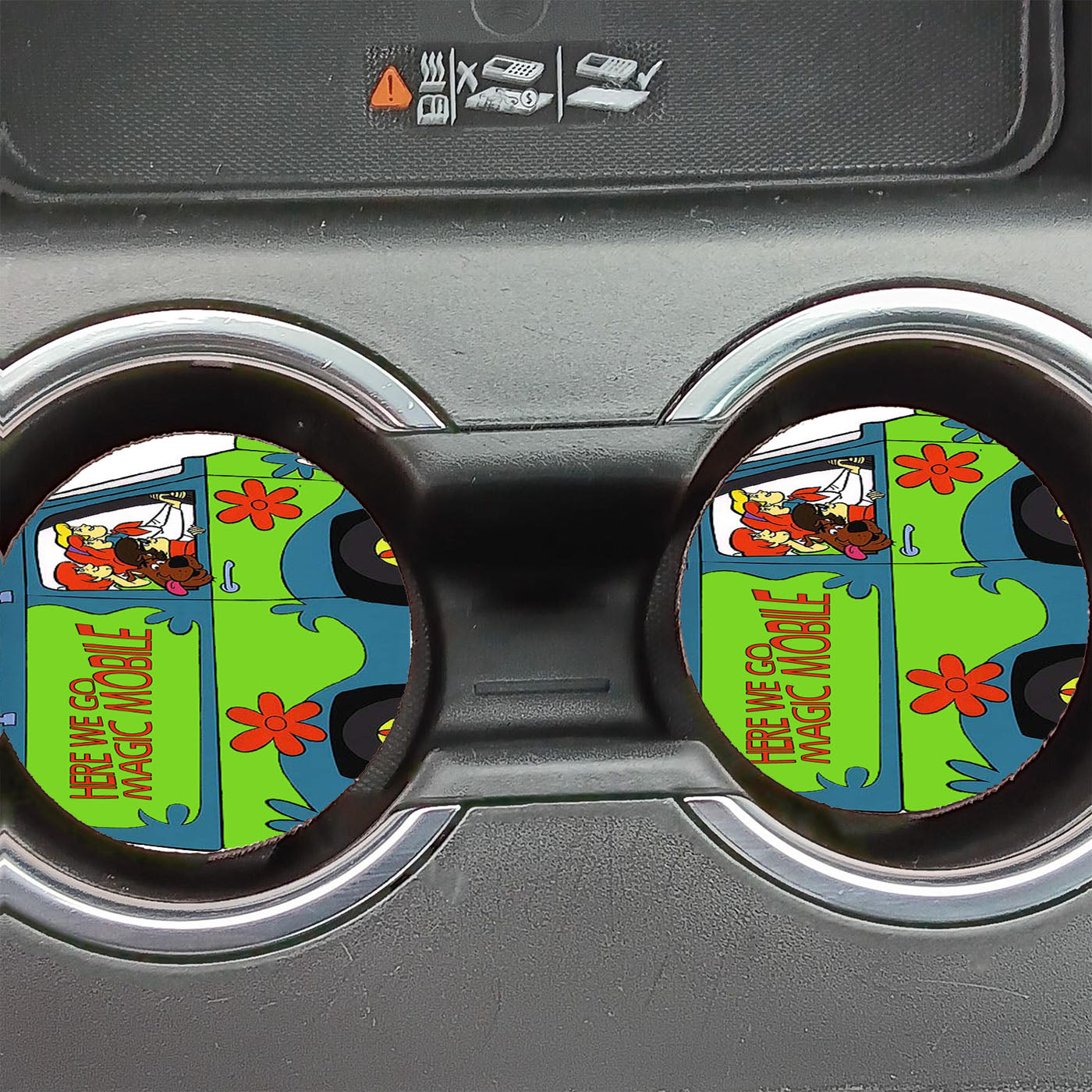 Mystery Machine Van Scooby Doo Car Coasters