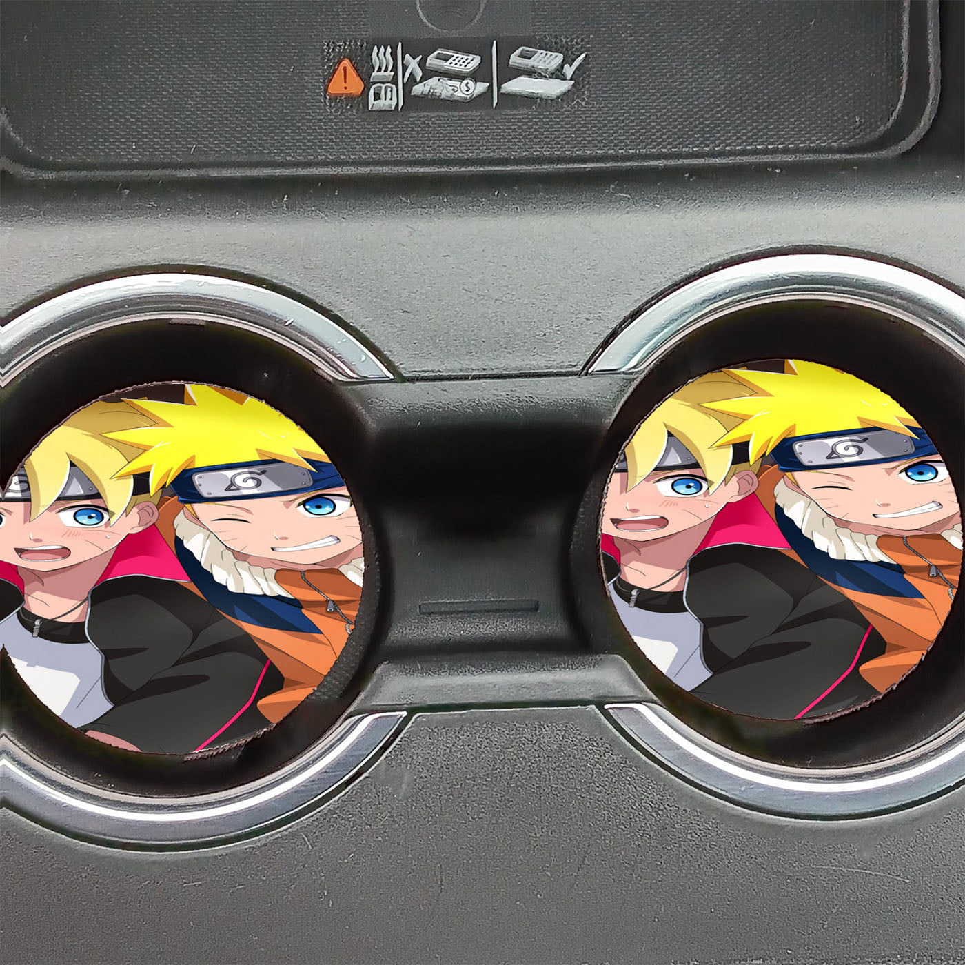 Naruto And Boruto Cubby Car Coasters