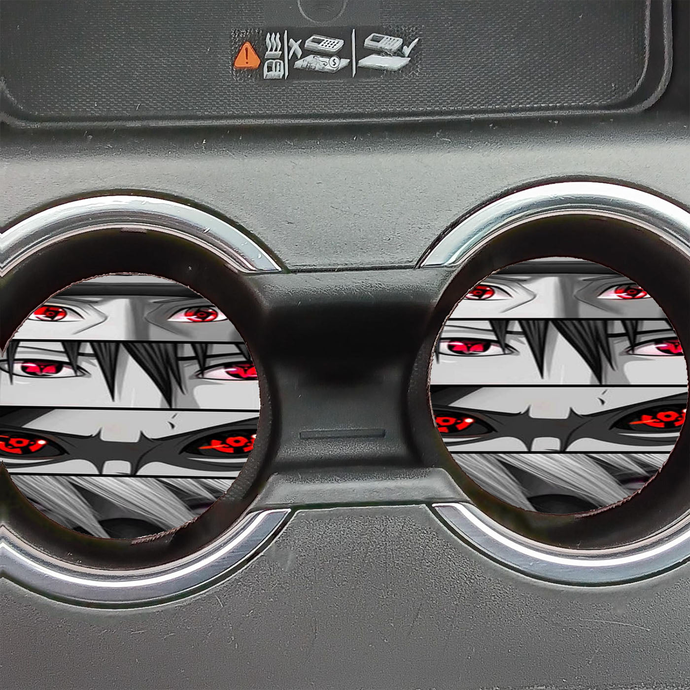 Naruto And Friends Saringgan Car Coasters
