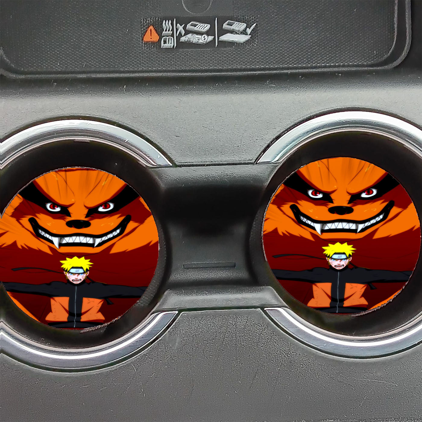 Naruto Bijuu Mode Sempurna Car Coasters