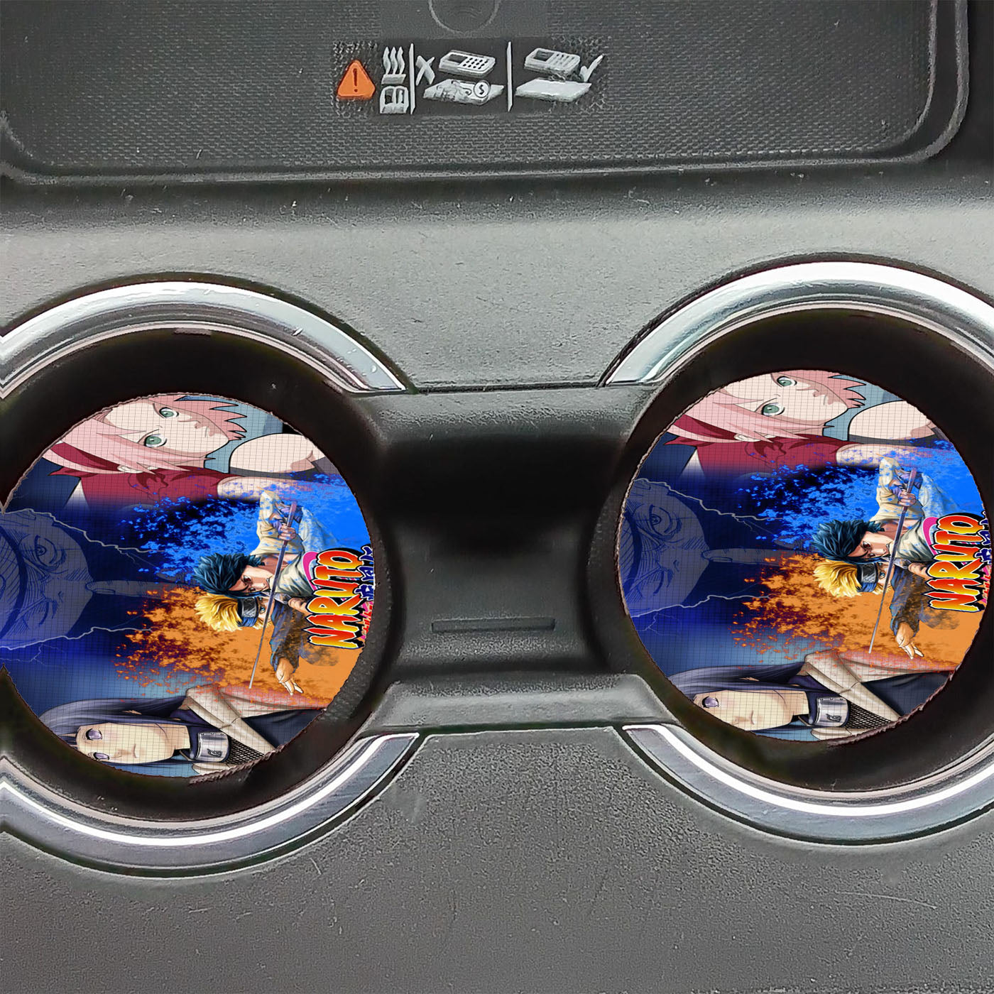 Naruto Cartoon Movies Hinata Car Coasters