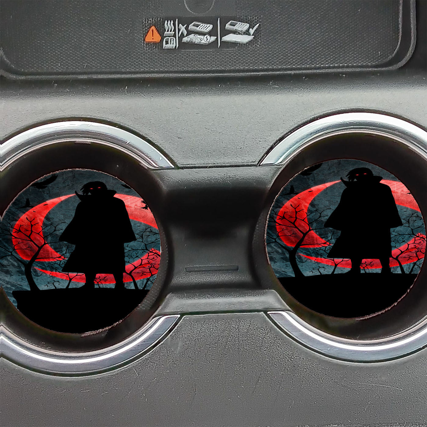 Naruto Cartoon Seringan Car Coasters