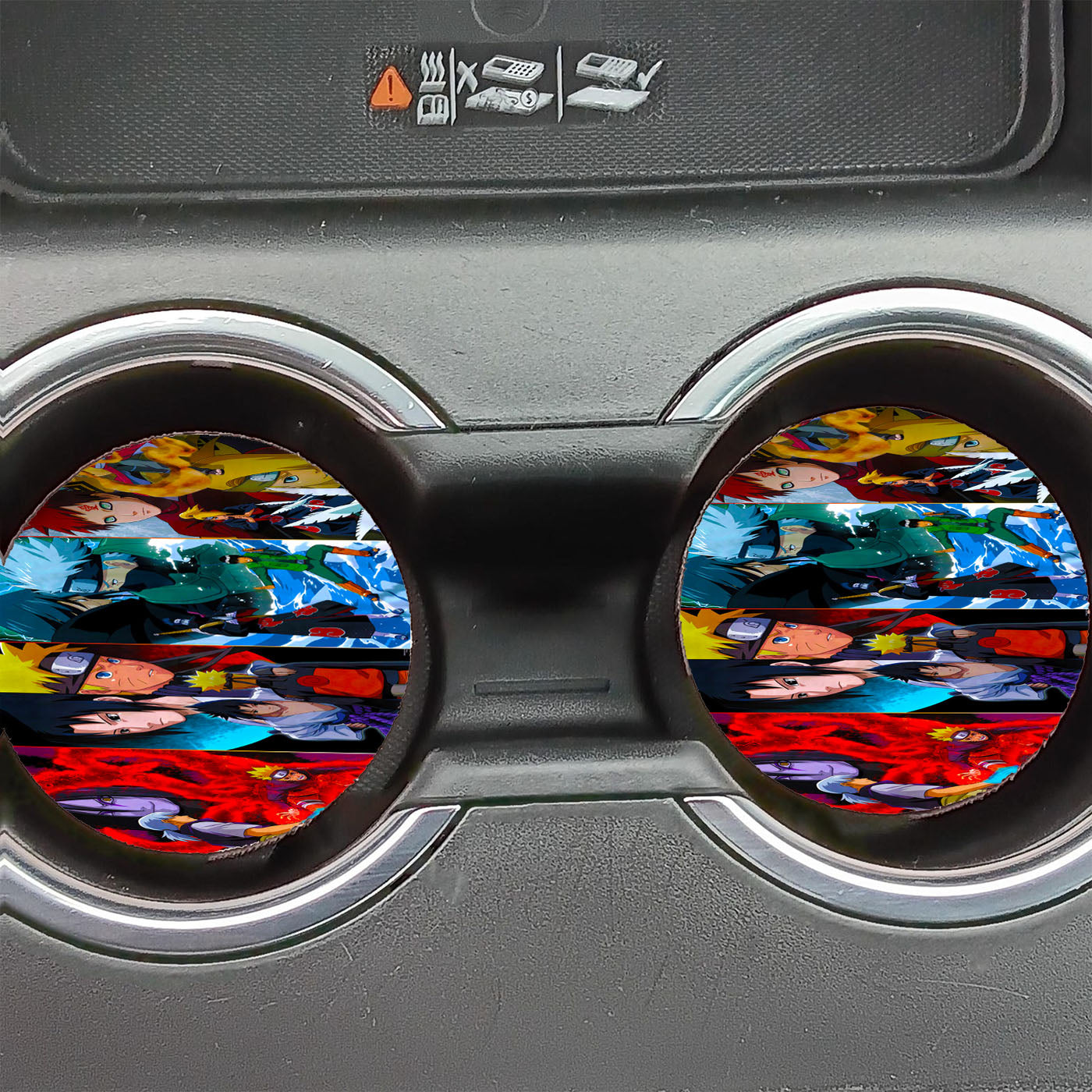 Naruto Characters Car Coasters