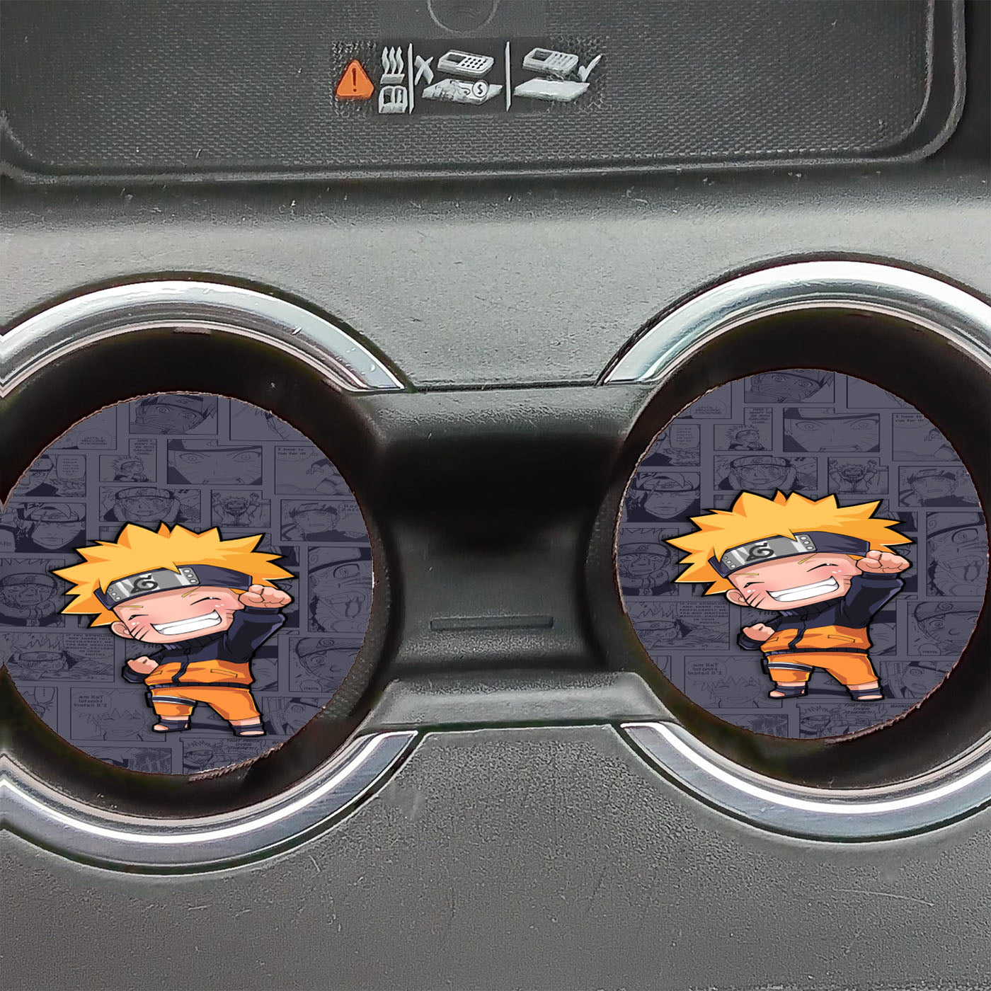 Naruto Comic Car Coasters