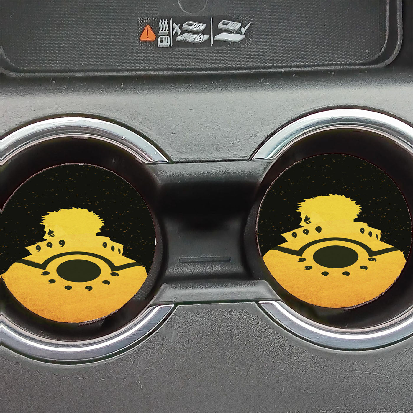 Naruto Energy Biju Mode Car Coasters