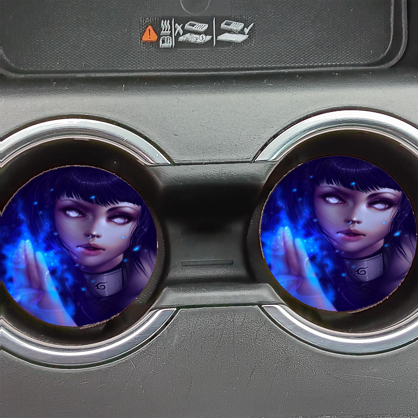Naruto Hinata Chakra Car Coasters