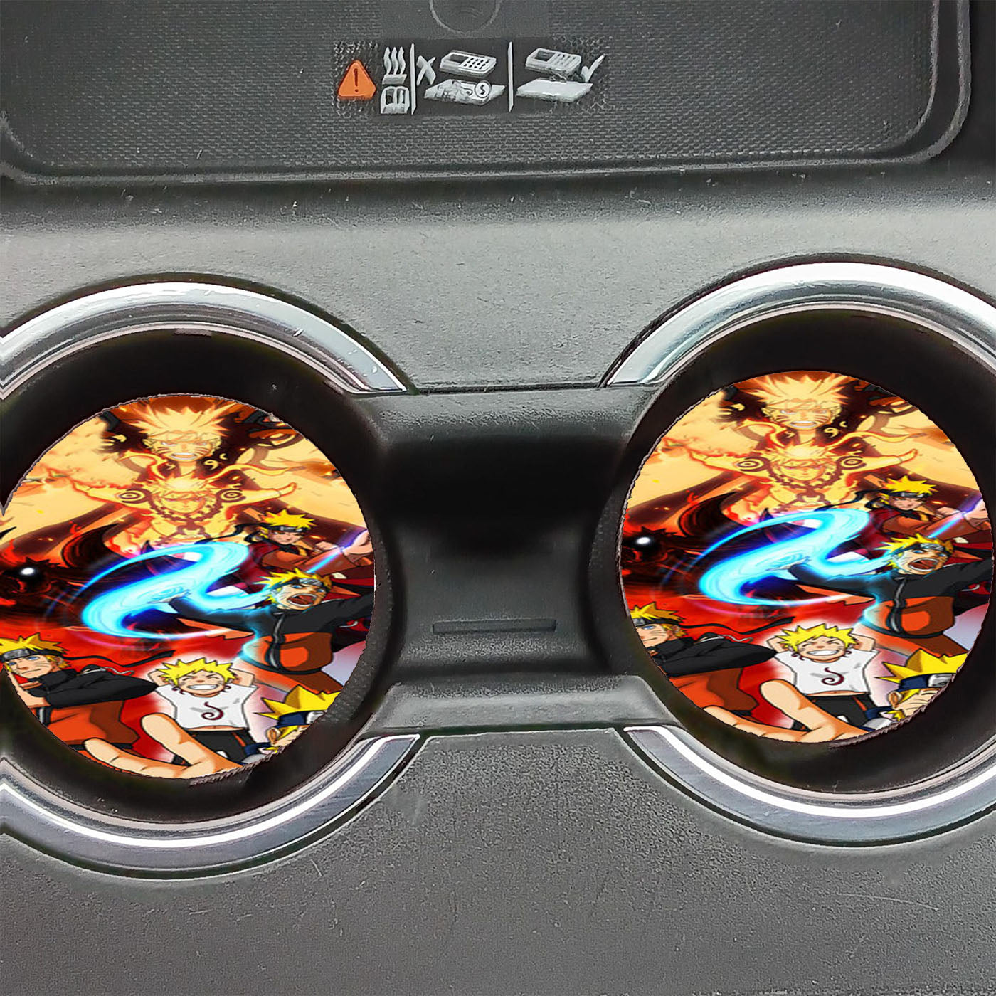 Naruto Hokage Kyubi Car Coasters