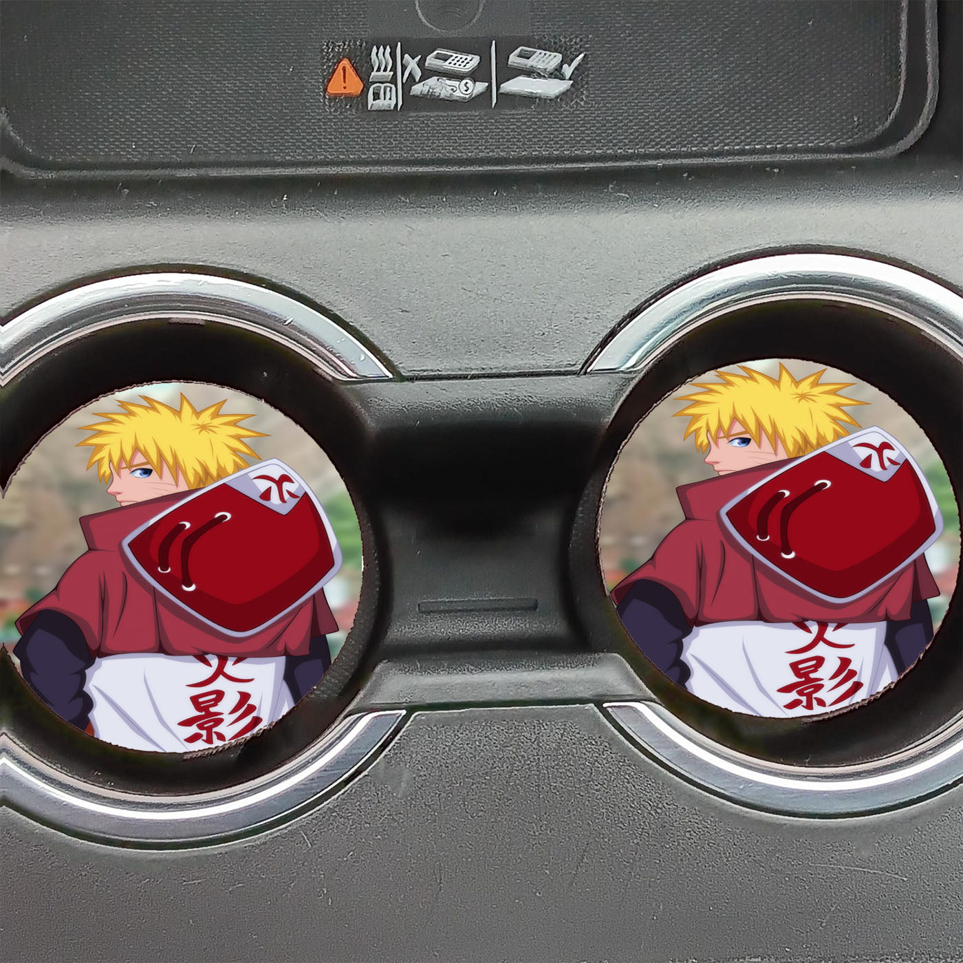 Naruto Hokage Minato Car Coasters