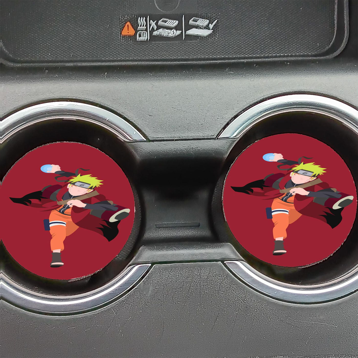 Naruto Hokage Sage Mode Ultra Silhouette Car Coasters