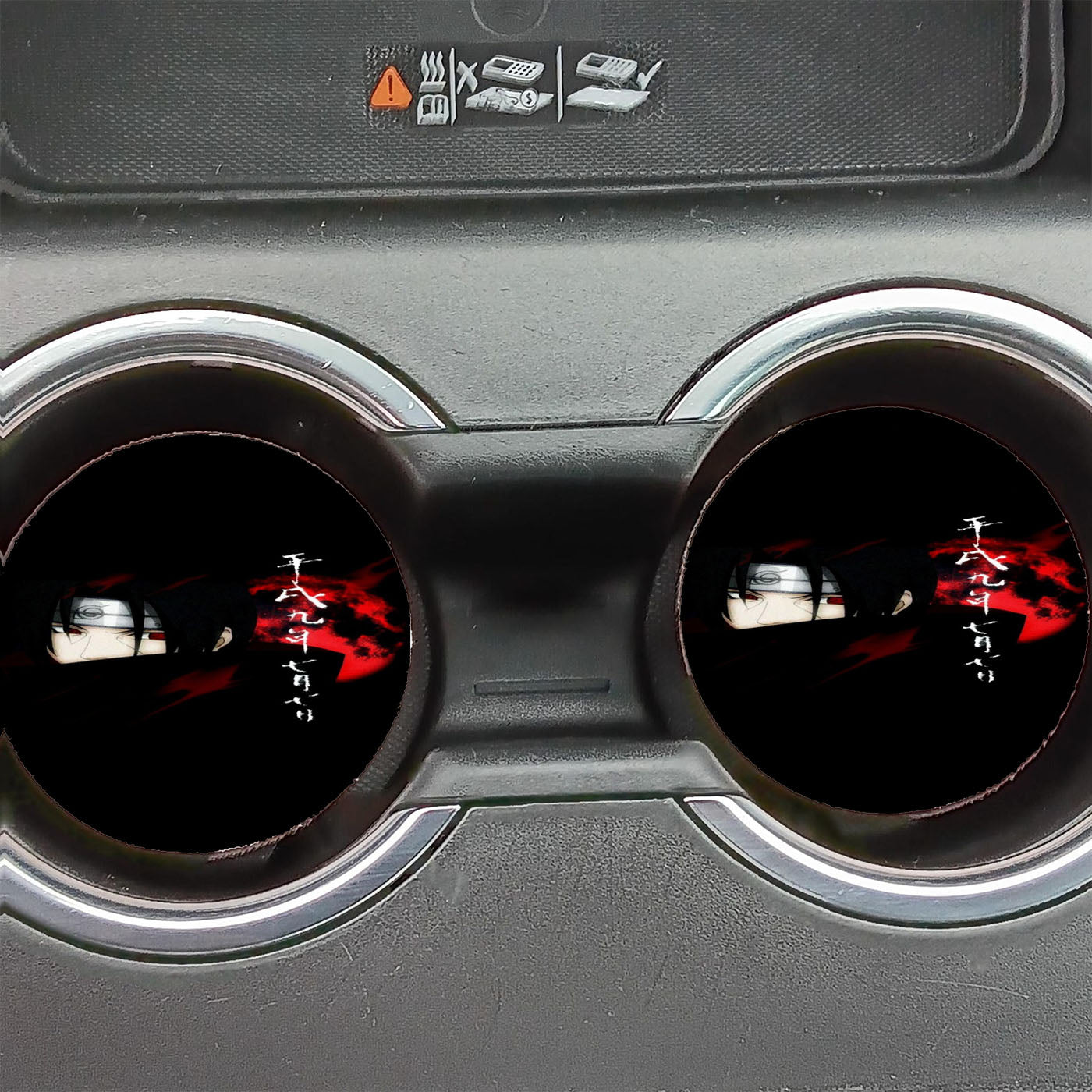 Naruto Itachi Uchiha Evil Ninja Wallpaper Car Coasters