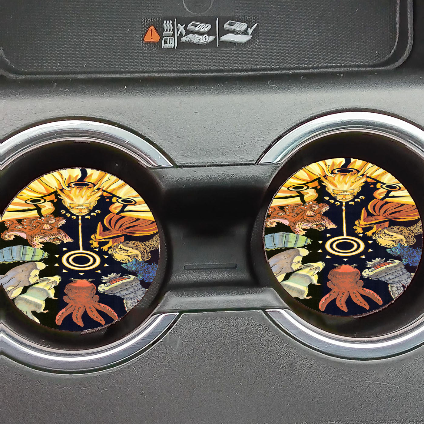 Naruto Jincuriki Car Coasters