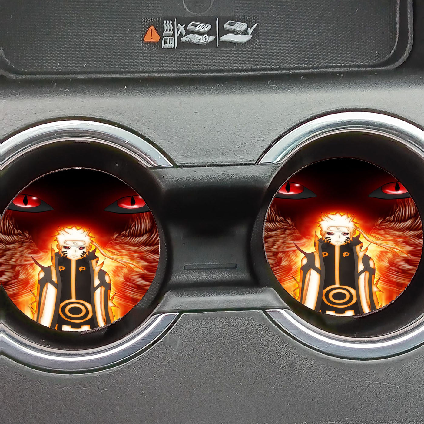 Naruto Kyubi Car Coasters