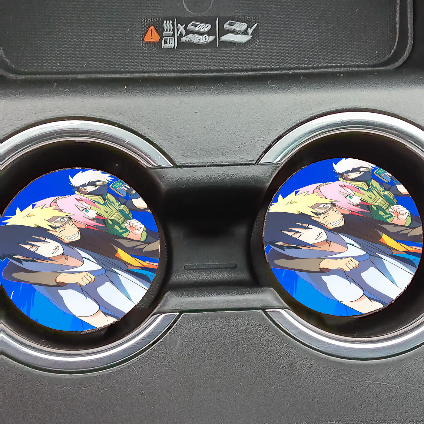 Naruto Main Cast Car Coasters