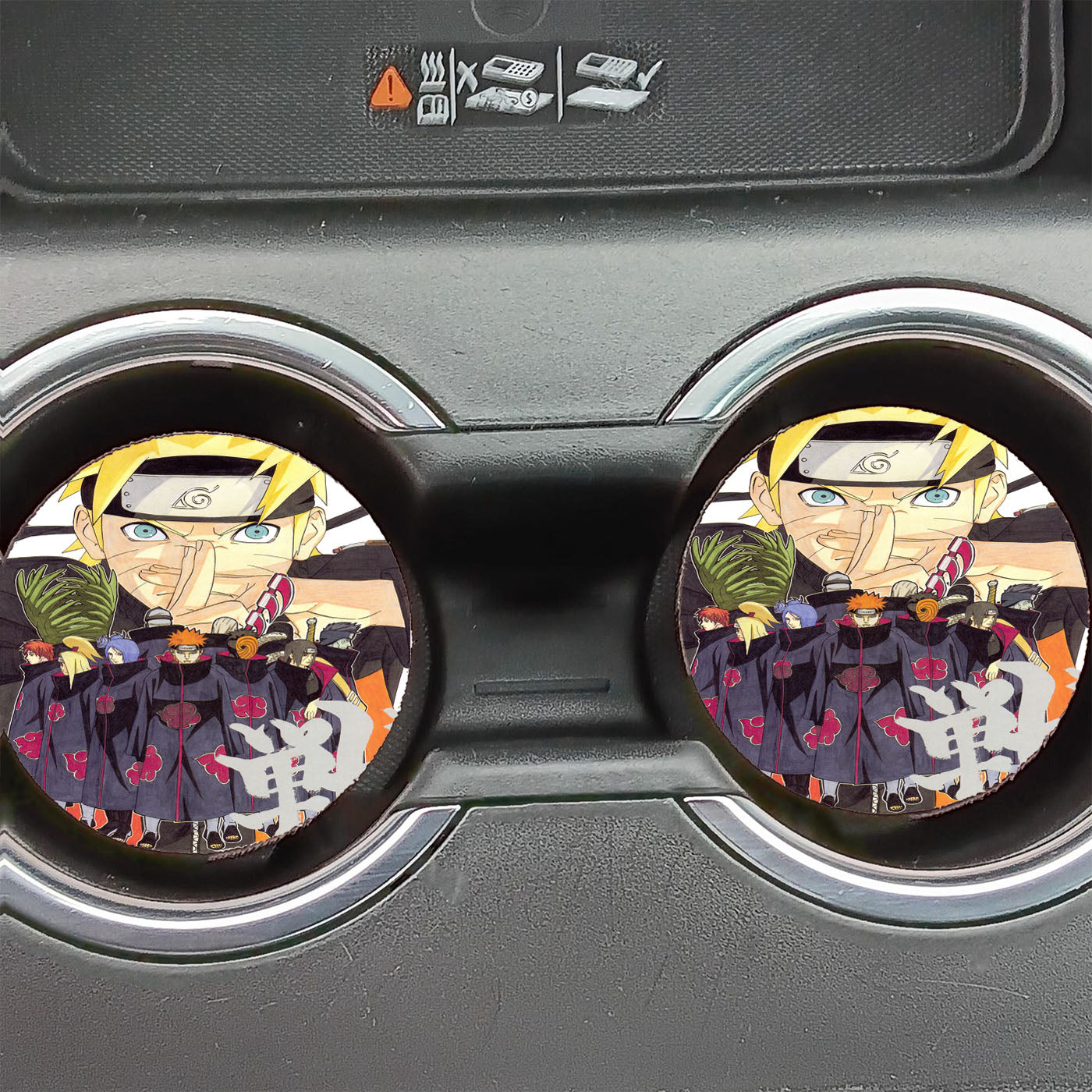 Naruto Mobile Wallpaper Car Coasters