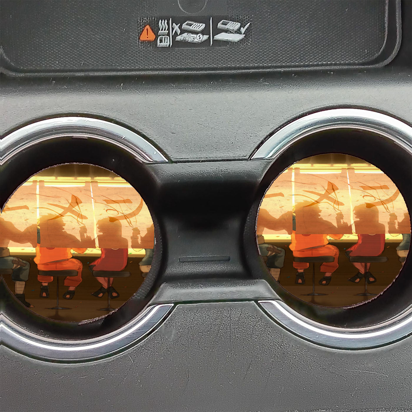 Naruto Ramen Time Car Coasters