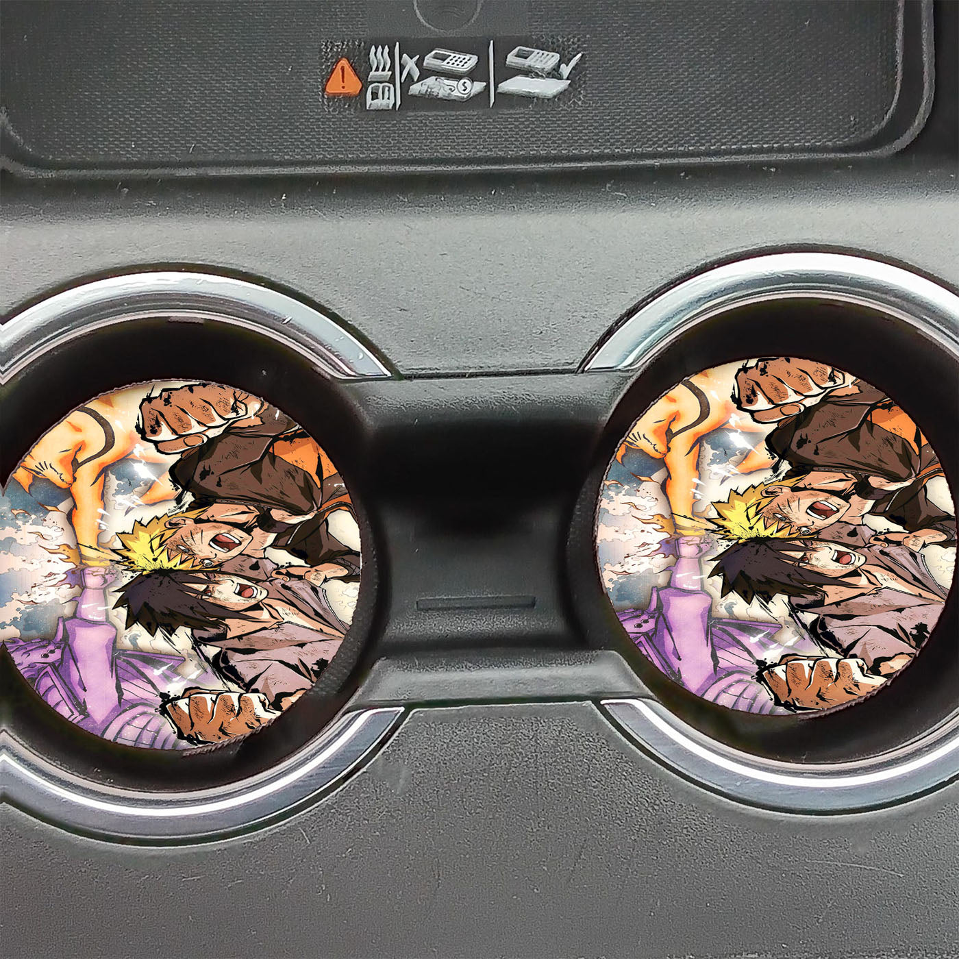Naruto Sasuke Kurama Susanoo Car Coasters