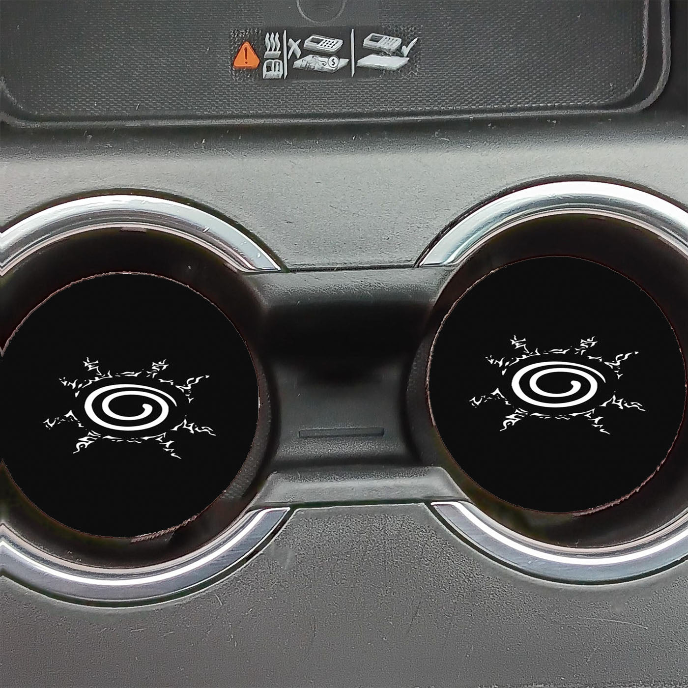 Naruto Segel Car Coasters