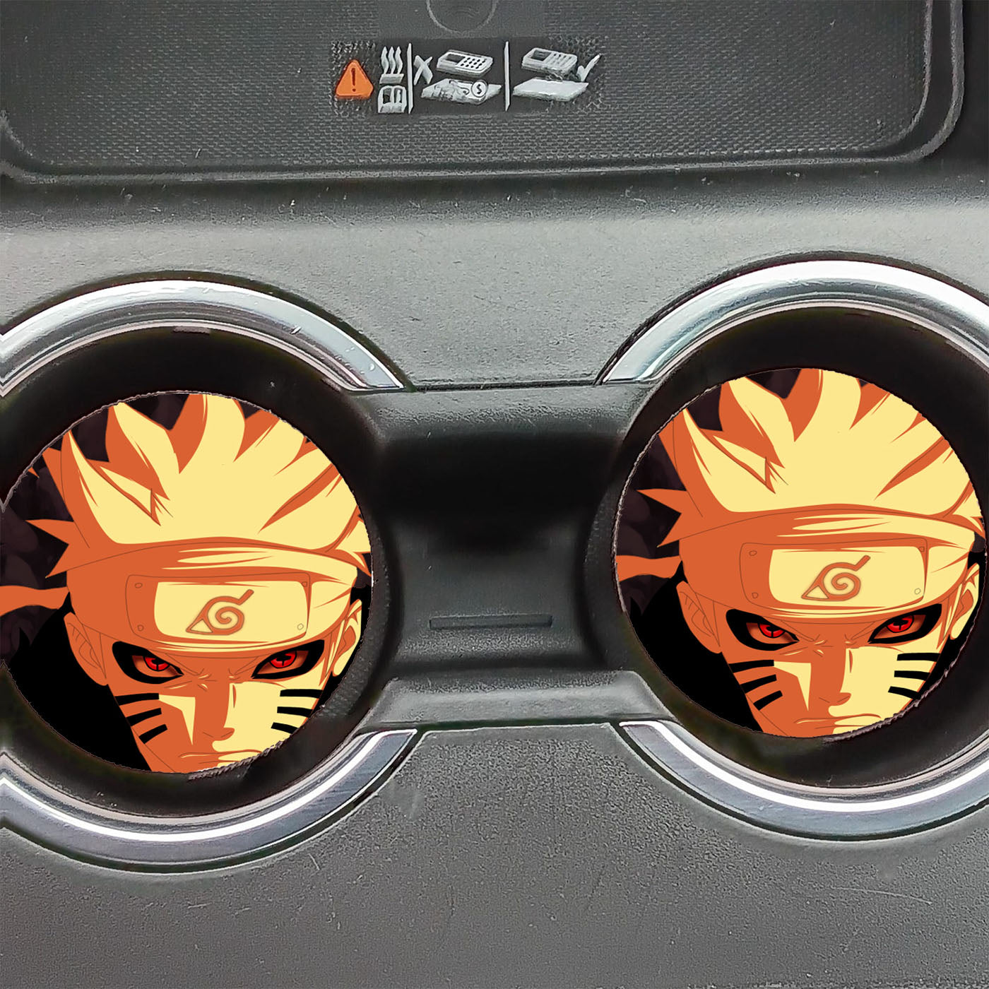 Naruto Sennin Mode1 Car Coasters