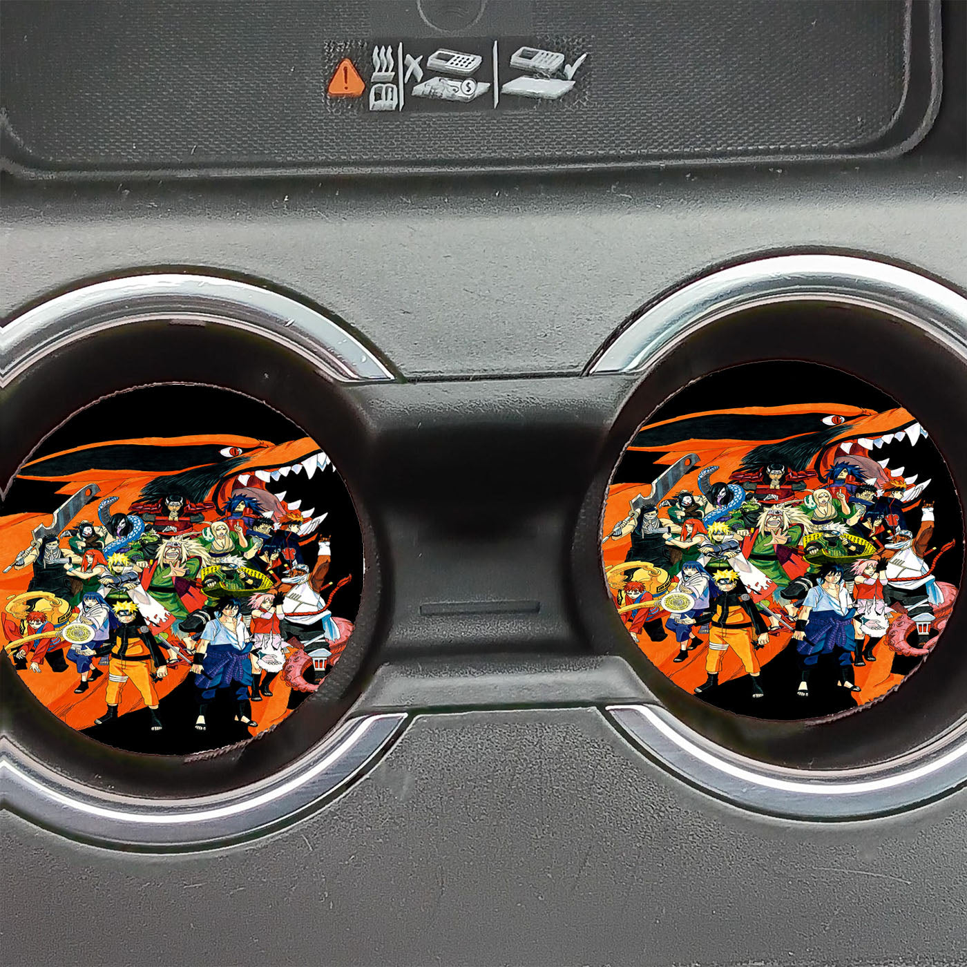 Naruto Shippuden Collaboration Poster Car Coasters