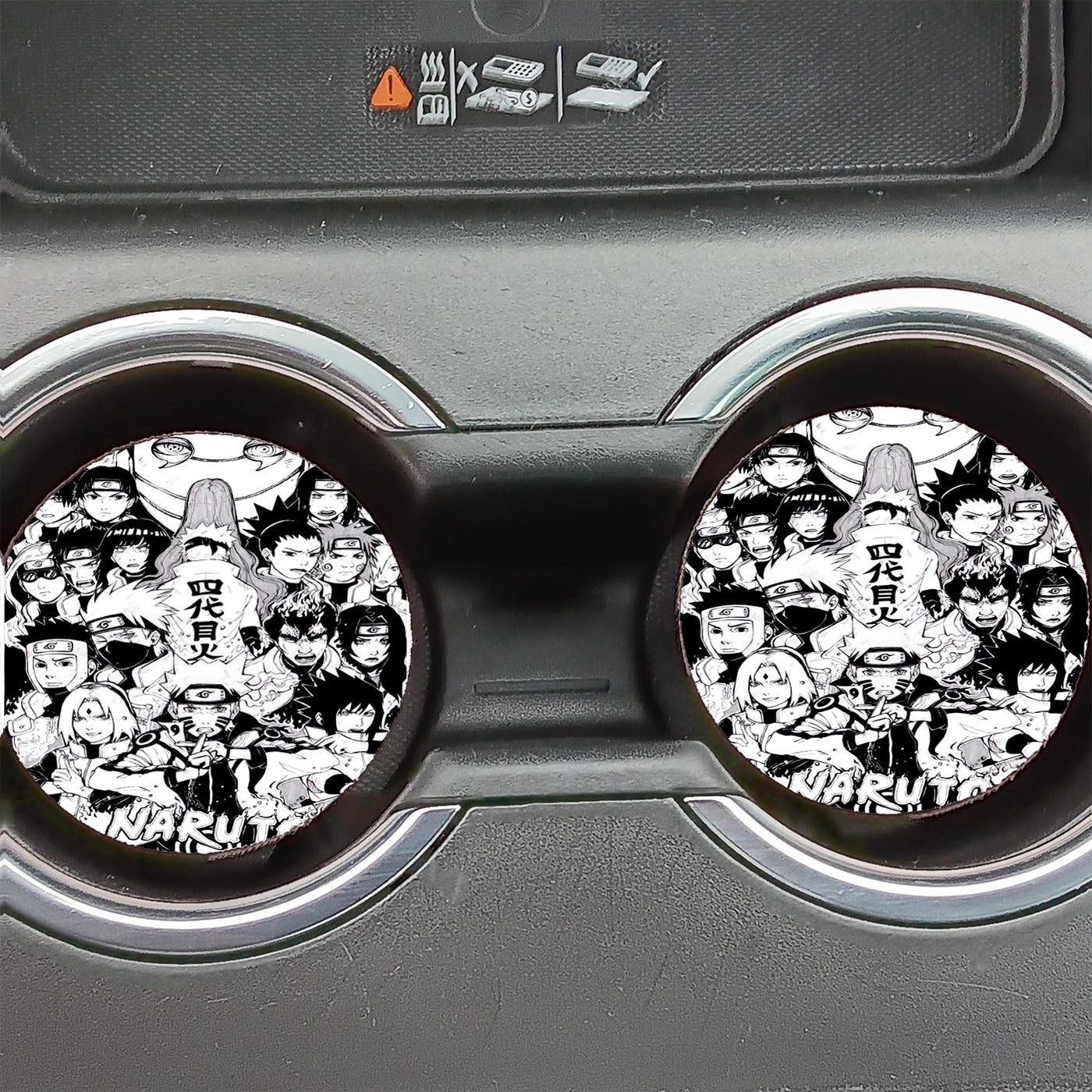 Naruto Shippuden Generation Sketch Car Coasters