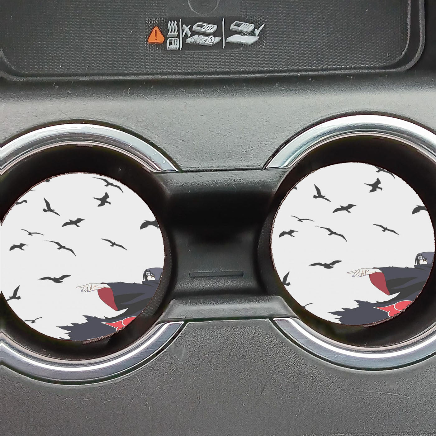 Naruto Shippuden Itachi Uchiha Crow Car Coasters
