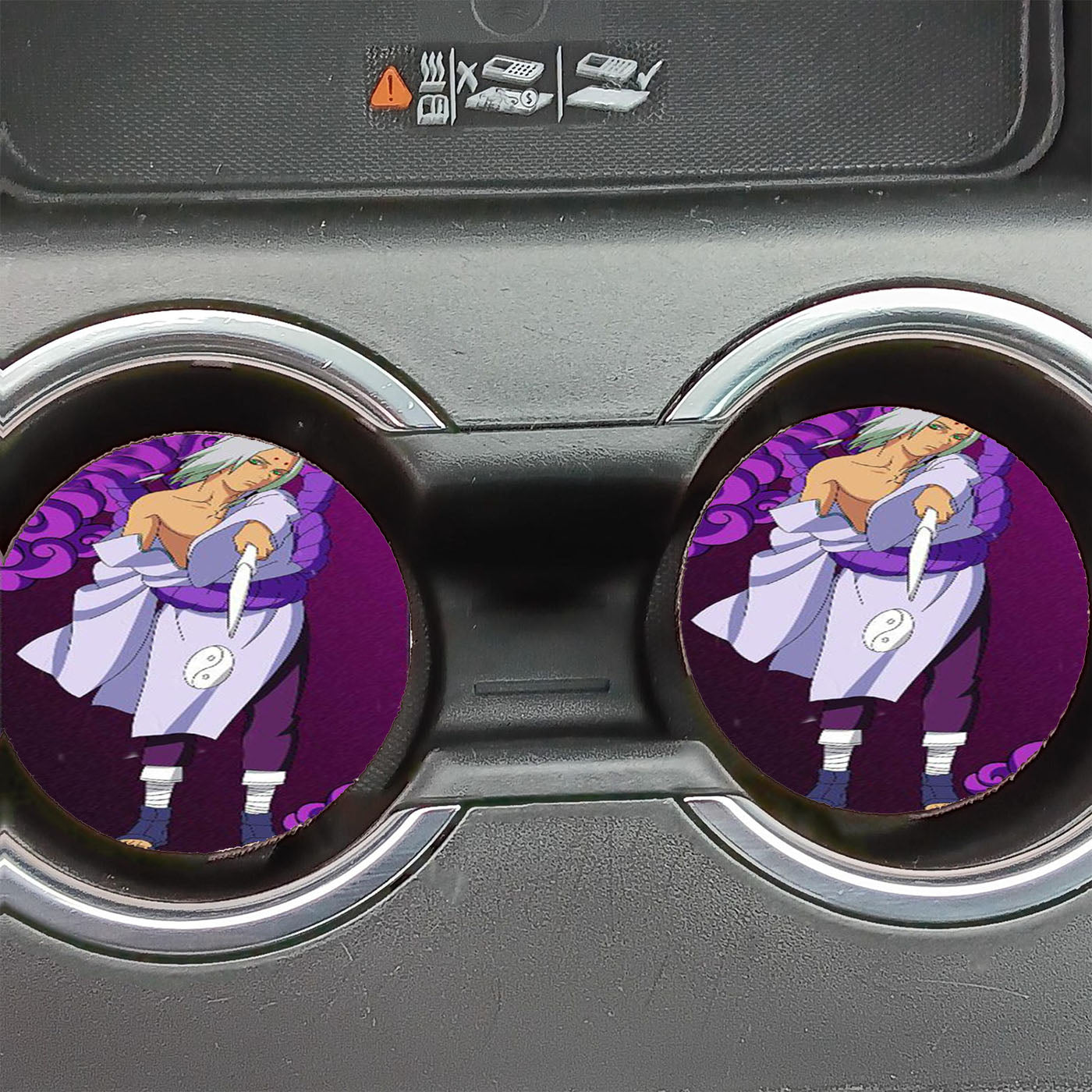 Naruto Shippuden Kimimaro Kaguya Car Coasters