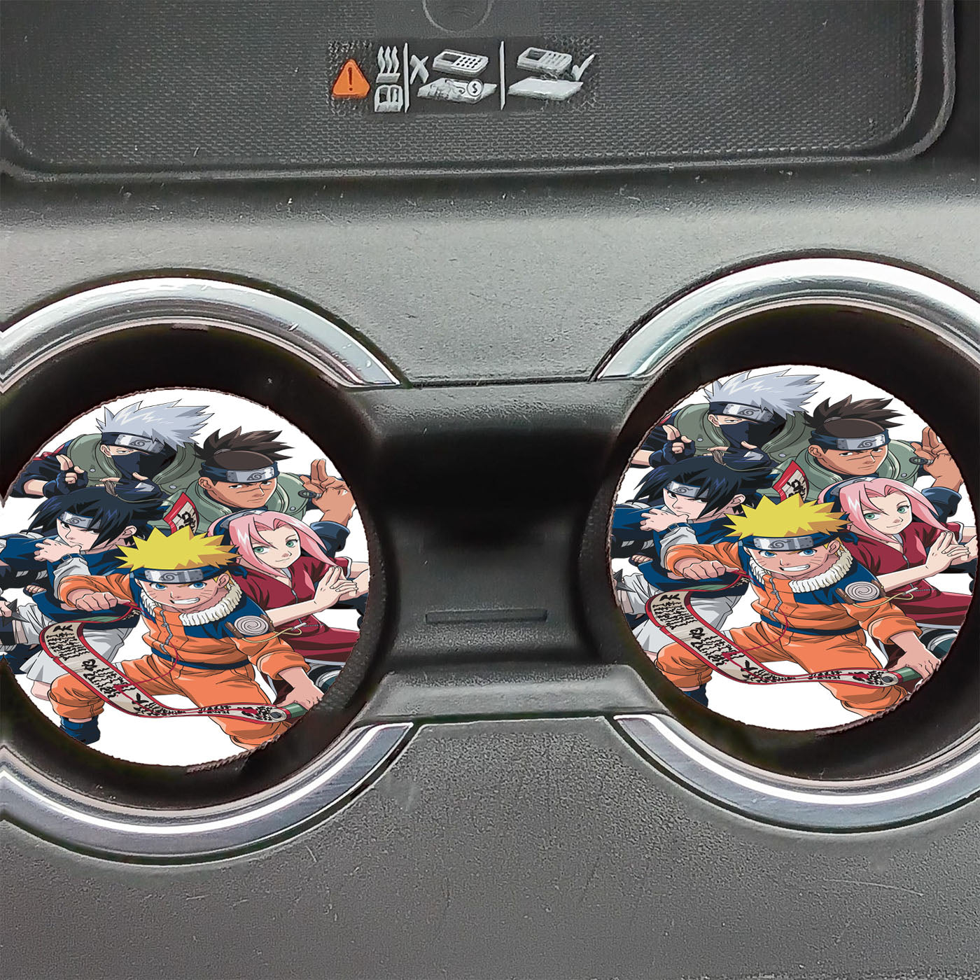 Naruto Shippuden Poster Car Coasters