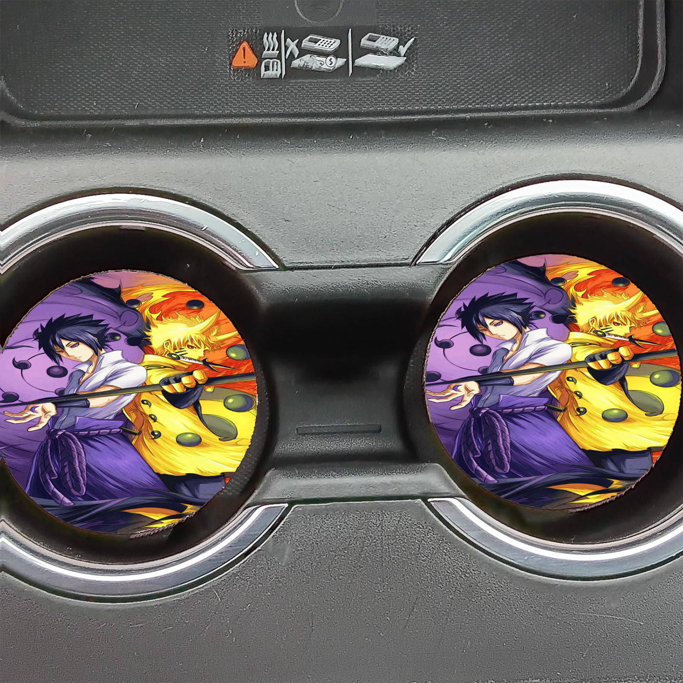 Naruto Shippuden Sasuke Sage Car Coasters