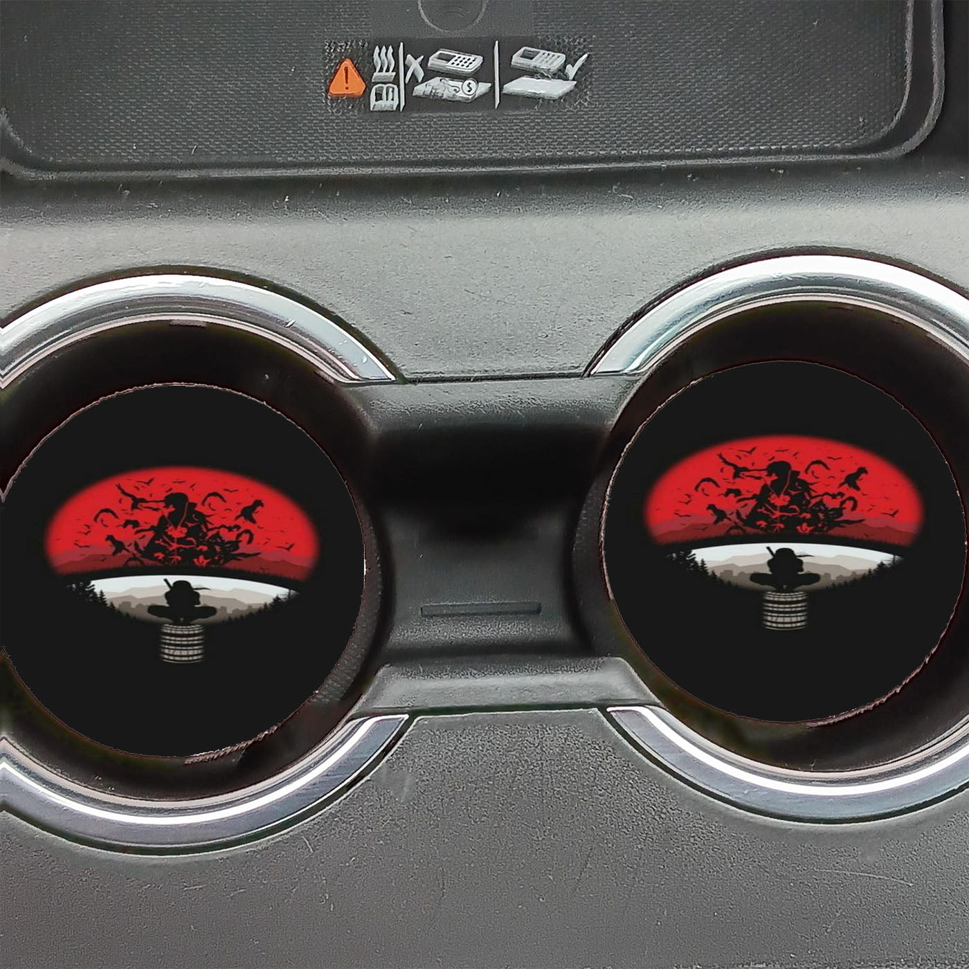 Naruto Uchiha Logo Car Coasters