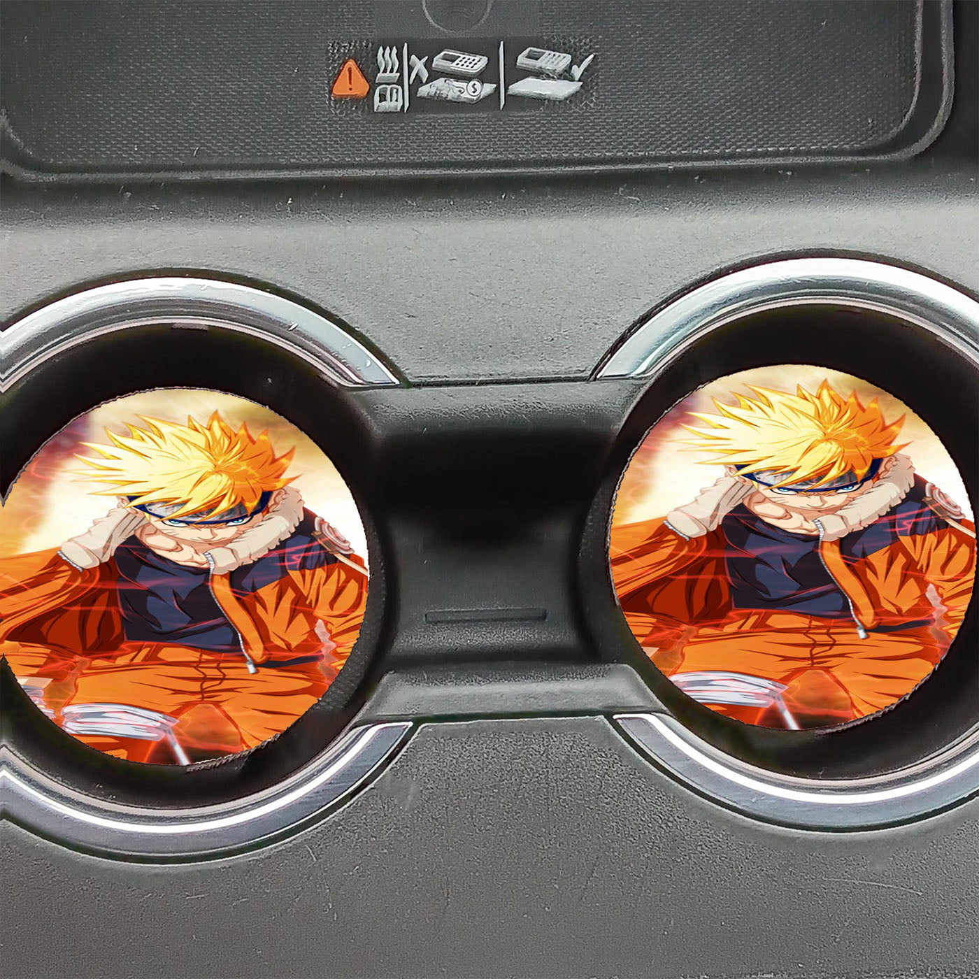 Naruto Uzumaki Get Power Car Coasters