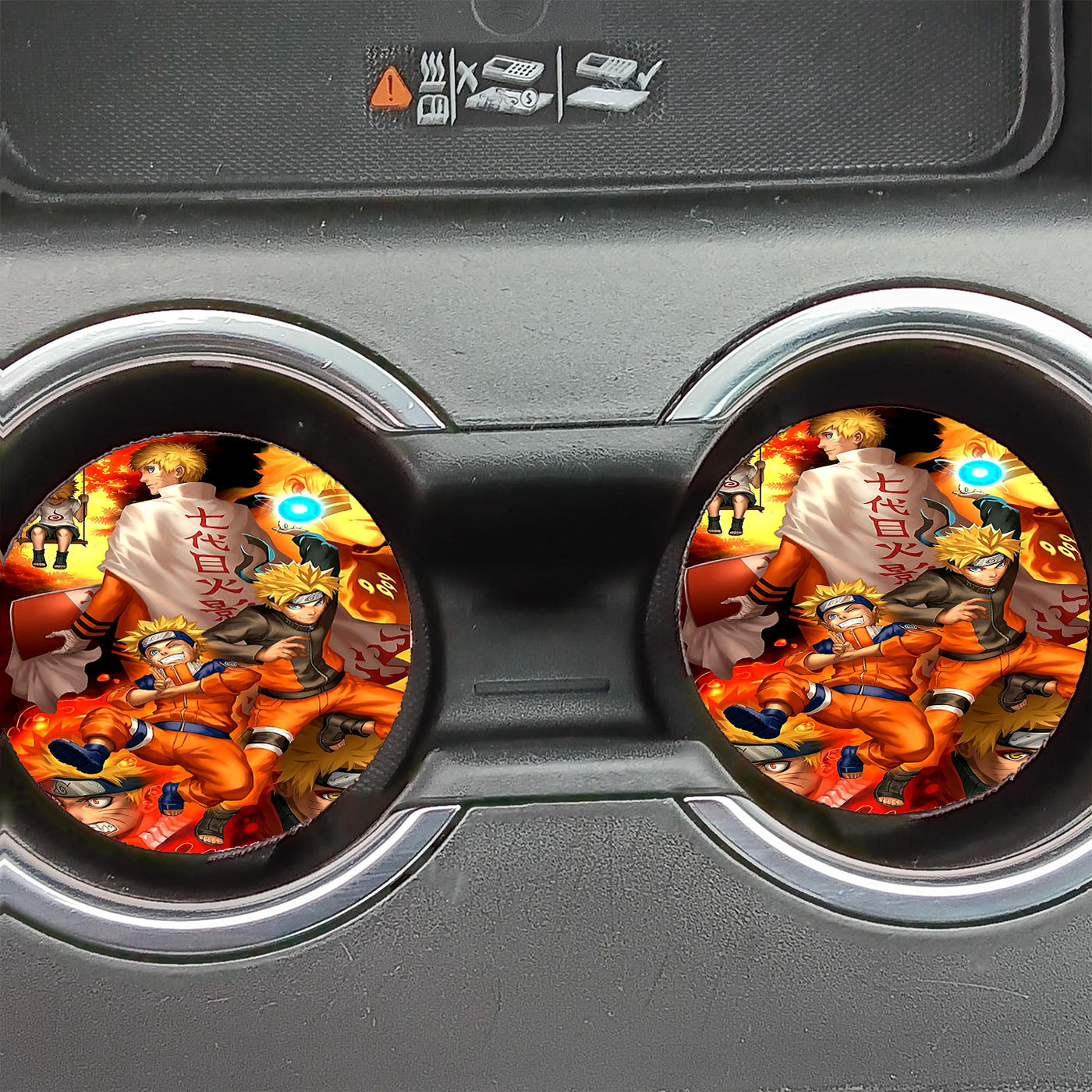 Naruto Uzumaki Of Generation Car Coasters