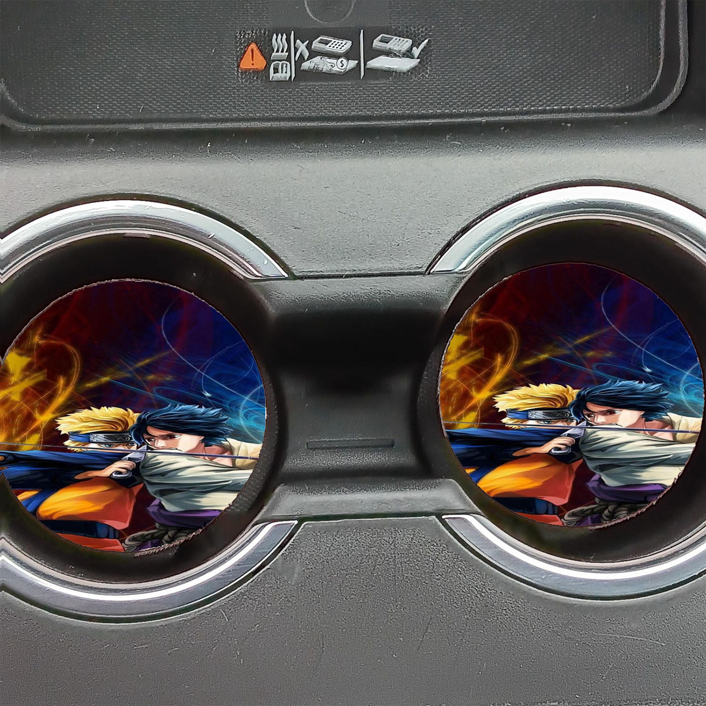 Naruto Uzumaki Vs Uciha Sasuke Car Coasters