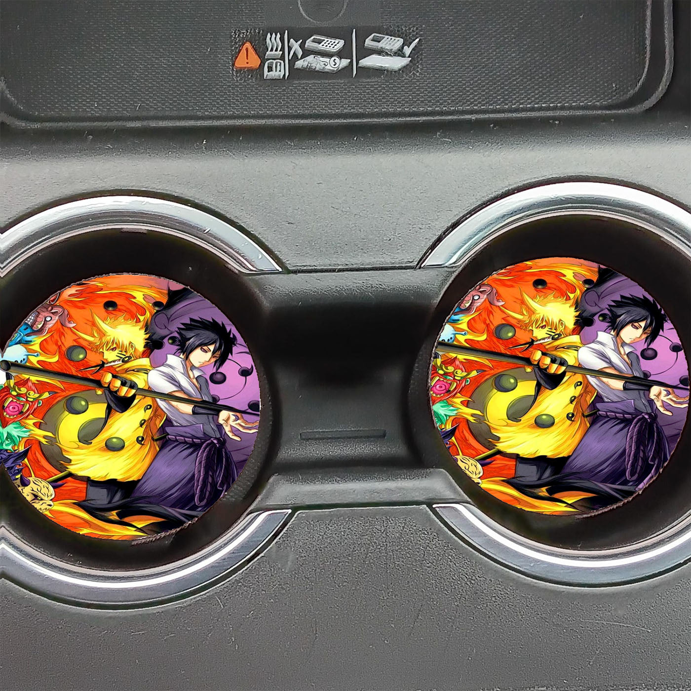 Naruto X Sasuke Art Car Coasters